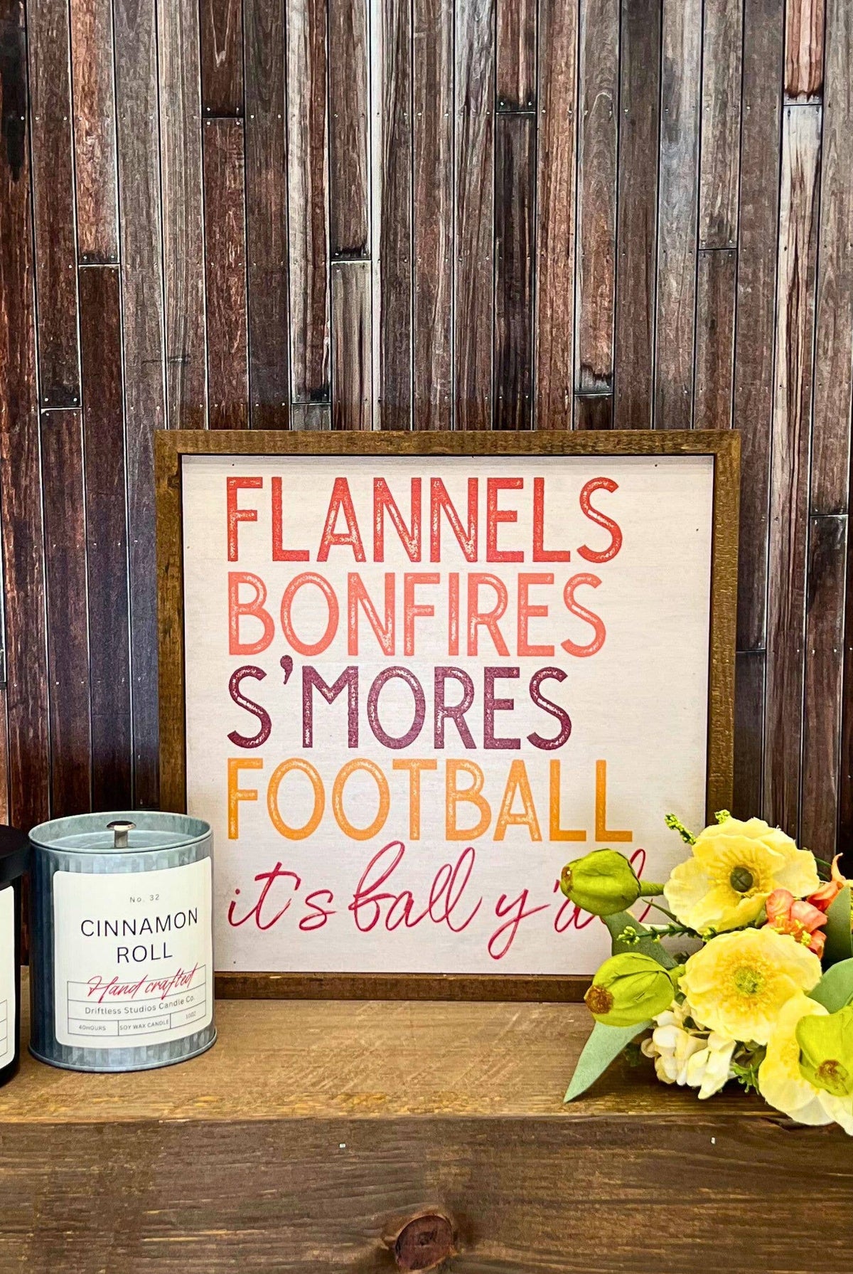 Cinnamon Roll Fall Decor Tin Soy Candle - Holiday Candles-310 Gift-Driftless Studios-The Lovely Closet, Women's Fashion Boutique in Alexandria, KY
