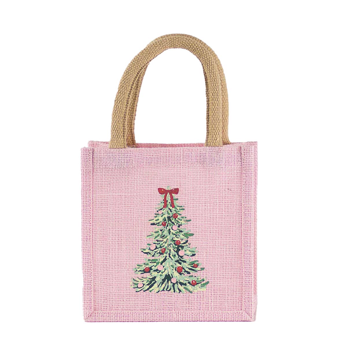Noelle Tree Gift Tote - Light Pink/Multi-310 Gift-The Royal Standard-The Lovely Closet, Women's Fashion Boutique in Alexandria, KY