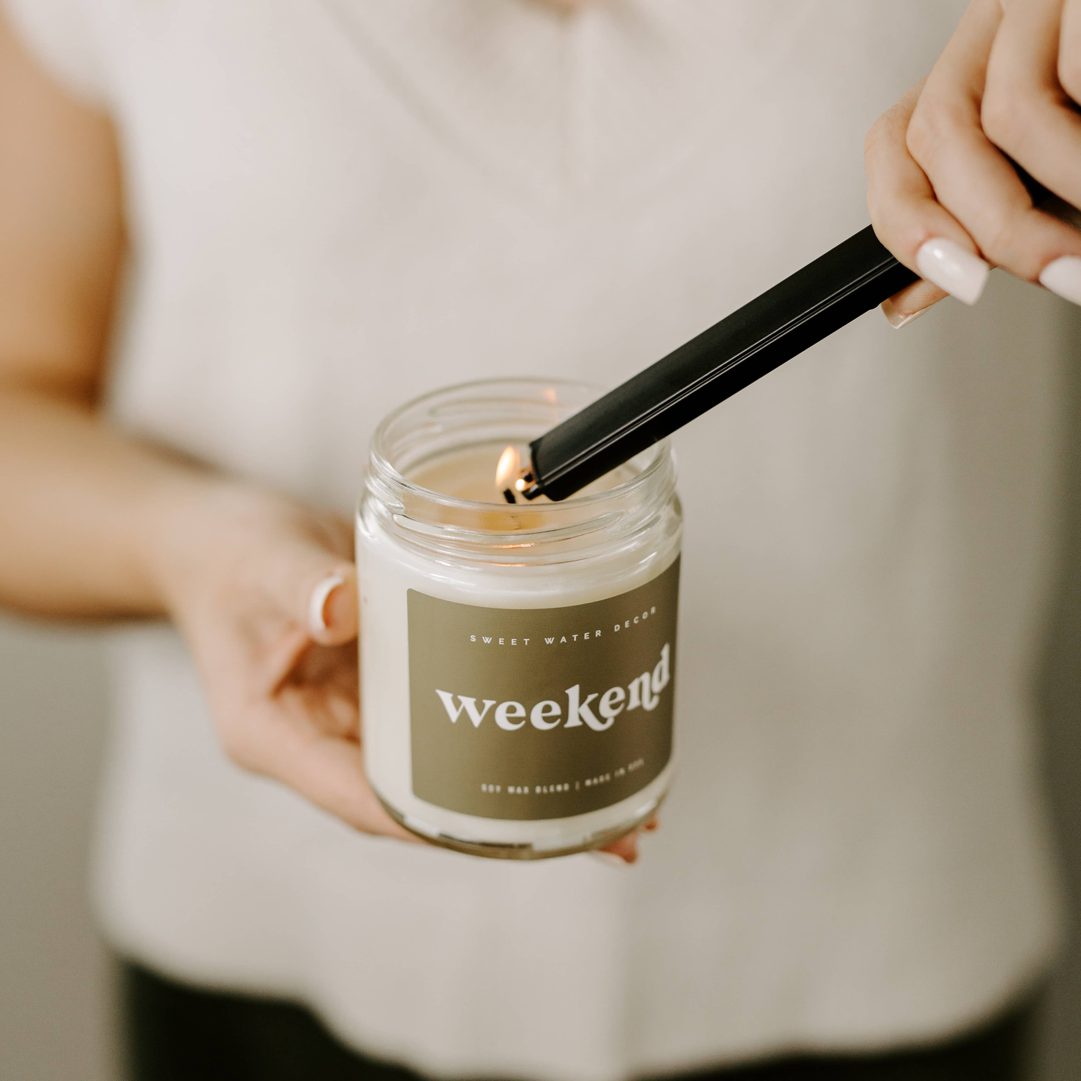 Black Rechargeable Electric Lighter-310 Gift-Sweet Water Decor-The Lovely Closet, Women's Fashion Boutique in Alexandria, KY