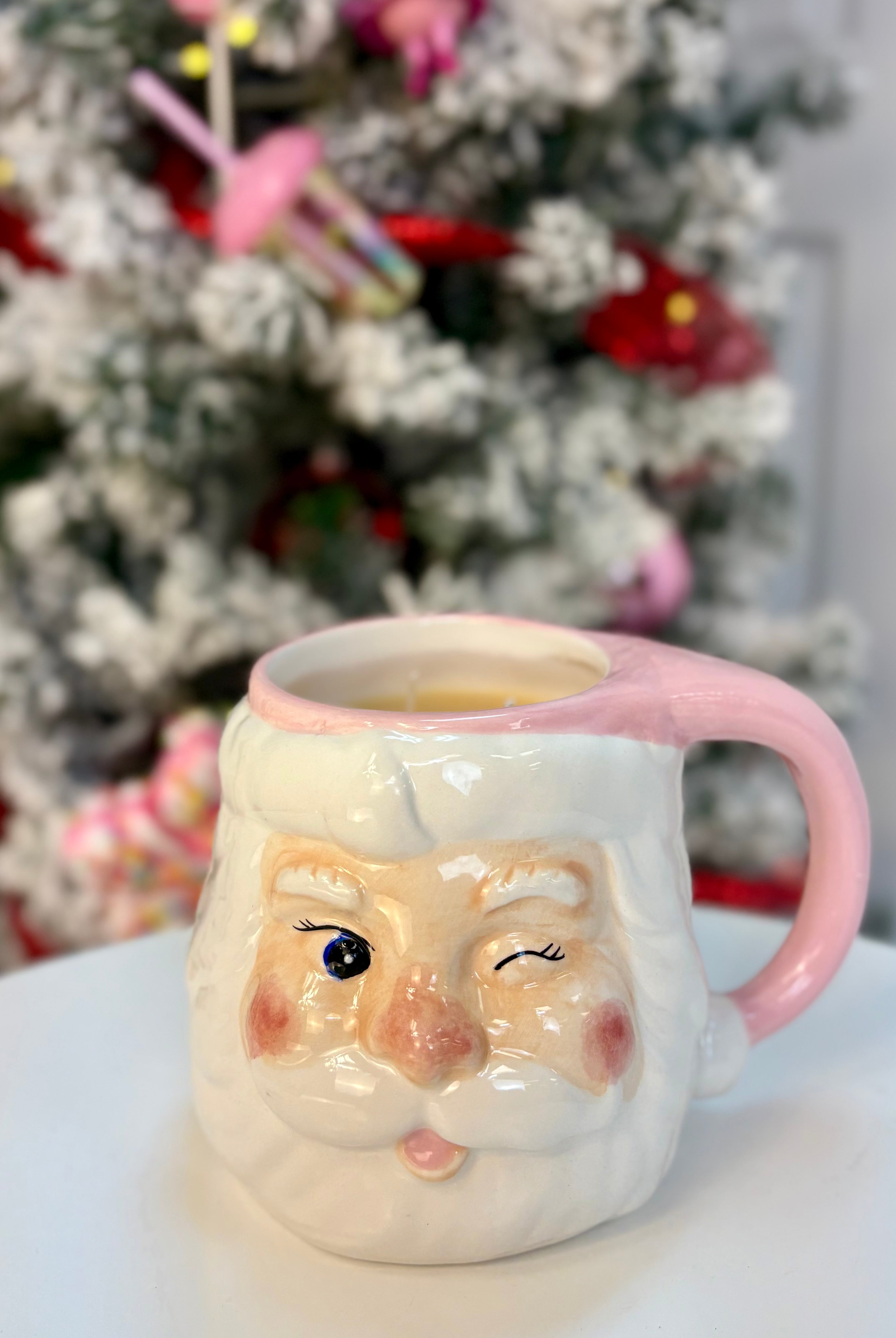 Sweet Grace Santa Mug Candle Combo-350 Holiday-Bridgewater Candle Co.-The Lovely Closet, Women's Fashion Boutique in Alexandria, KY