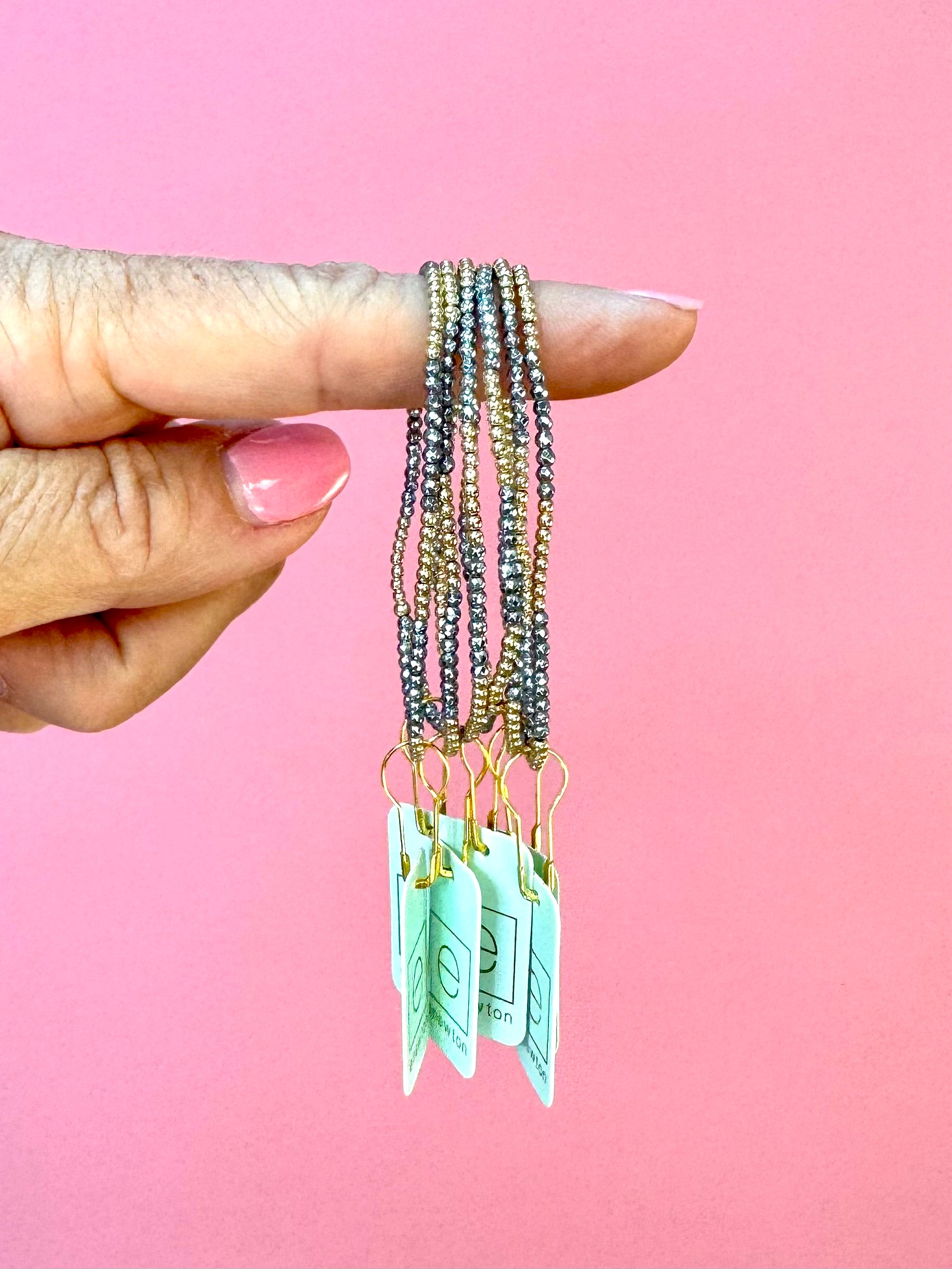 Silver Hematite Blissful 2mm-260 eNewton-eNewton-The Lovely Closet, Women's Fashion Boutique in Alexandria, KY