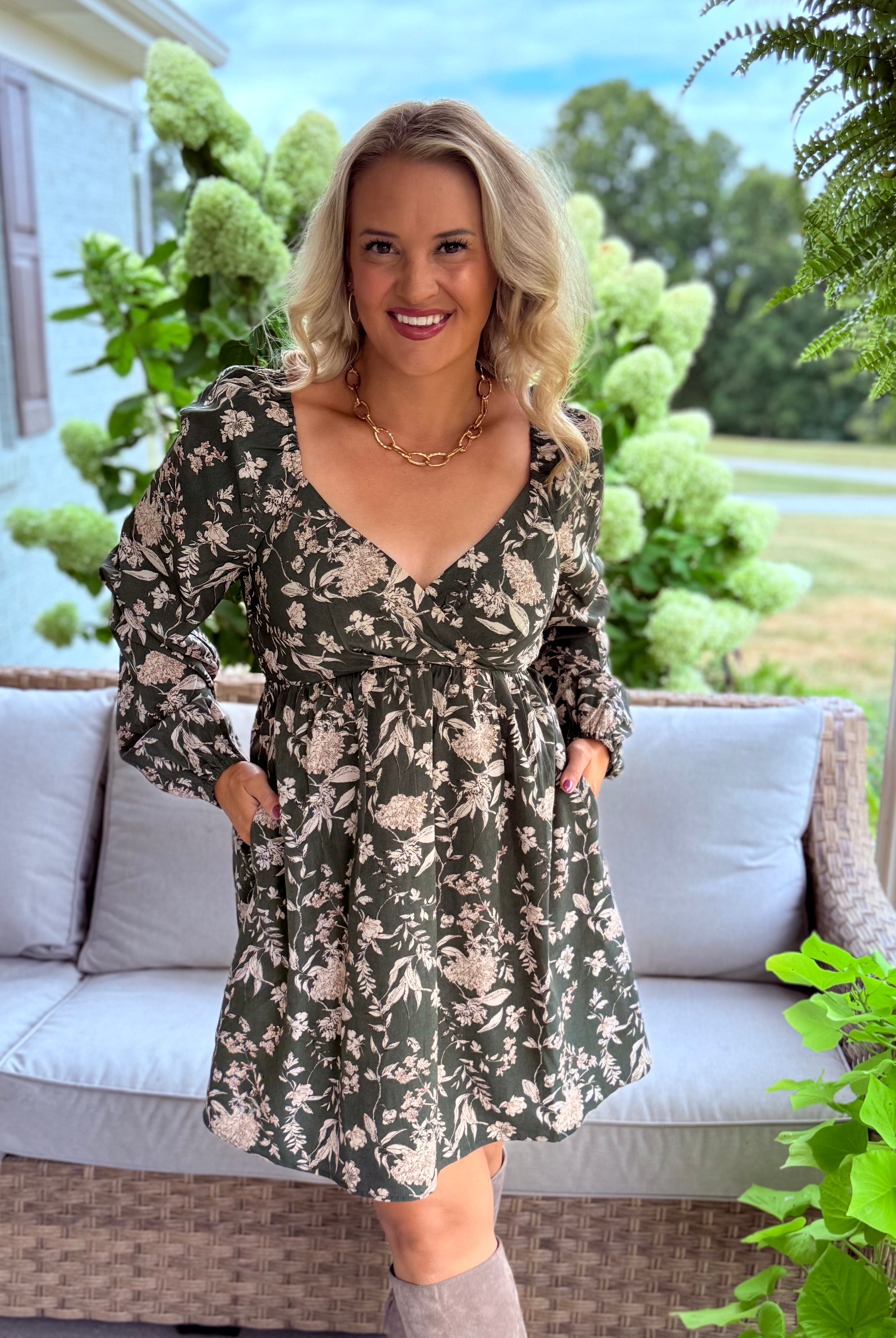 Fall For It Dress-180 Dresses-Doe and Rae-The Lovely Closet, Women's Fashion Boutique in Alexandria, KY