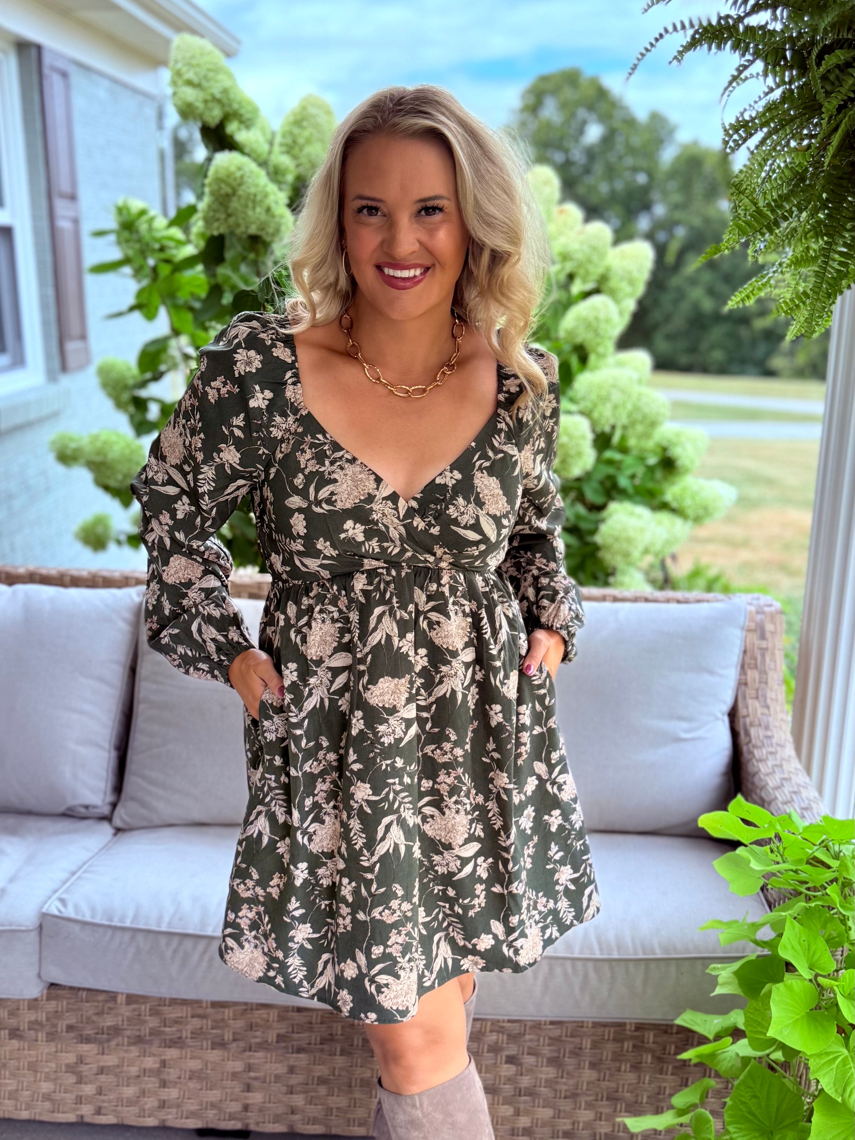 Fall For It Dress-180 Dresses-Doe and Rae-The Lovely Closet, Women's Fashion Boutique in Alexandria, KY
