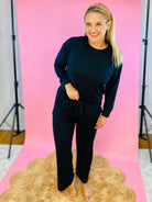 Mary Square Luxury Pant Set - Black-310 Gift-Mary Square-The Lovely Closet, Women's Fashion Boutique in Alexandria, KY