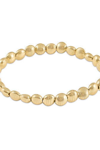 EXTENDS Honesty Gold 6mm Bead Bracelet-260 eNewton-eNewton-The Lovely Closet, Women's Fashion Boutique in Alexandria, KY