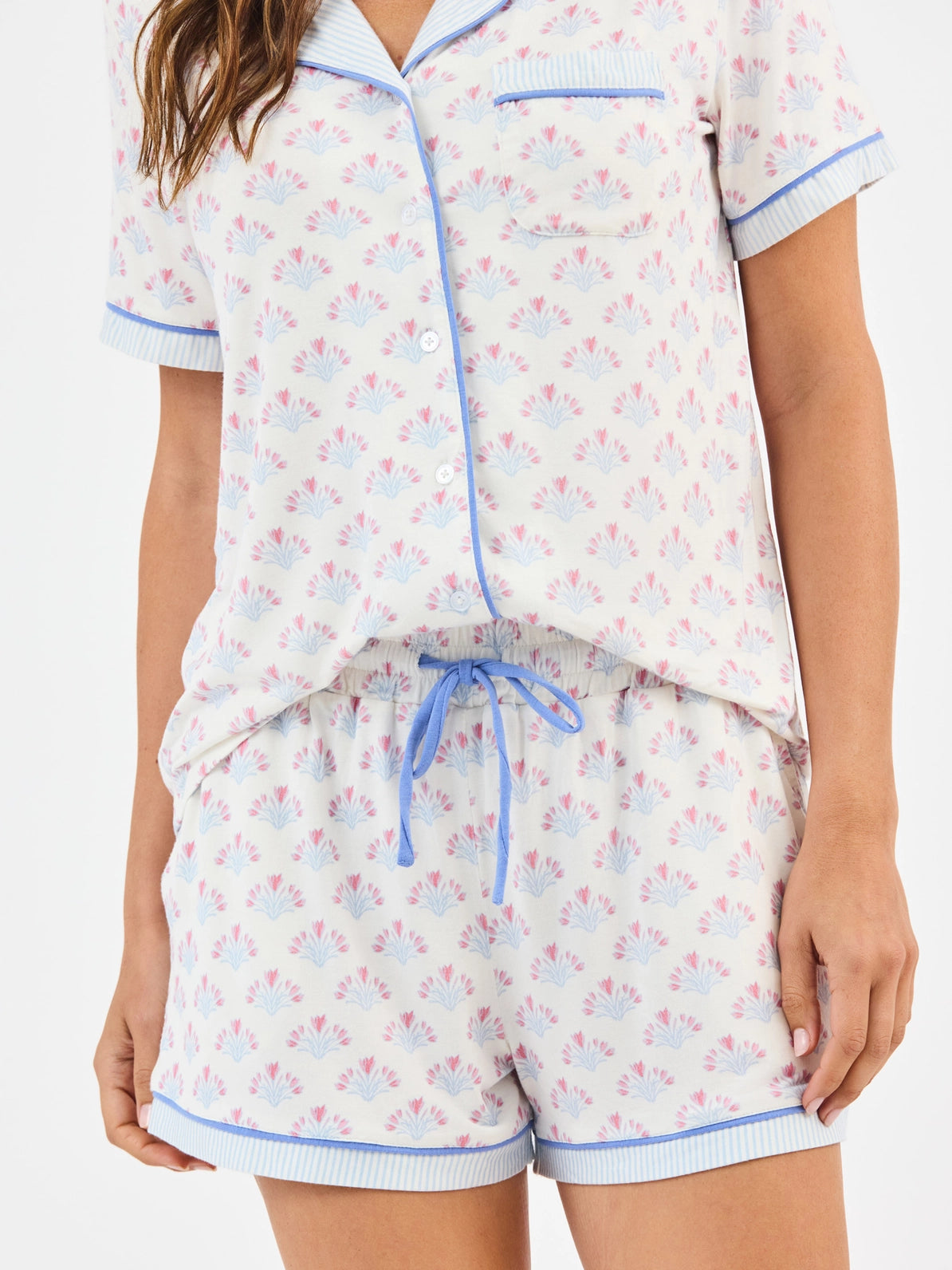 Mary Square Charlotte Short Set - Belle Blooms-190 Rompers/Jumpsuits/Sets-Mary Square-The Lovely Closet, Women's Fashion Boutique in Alexandria, KY