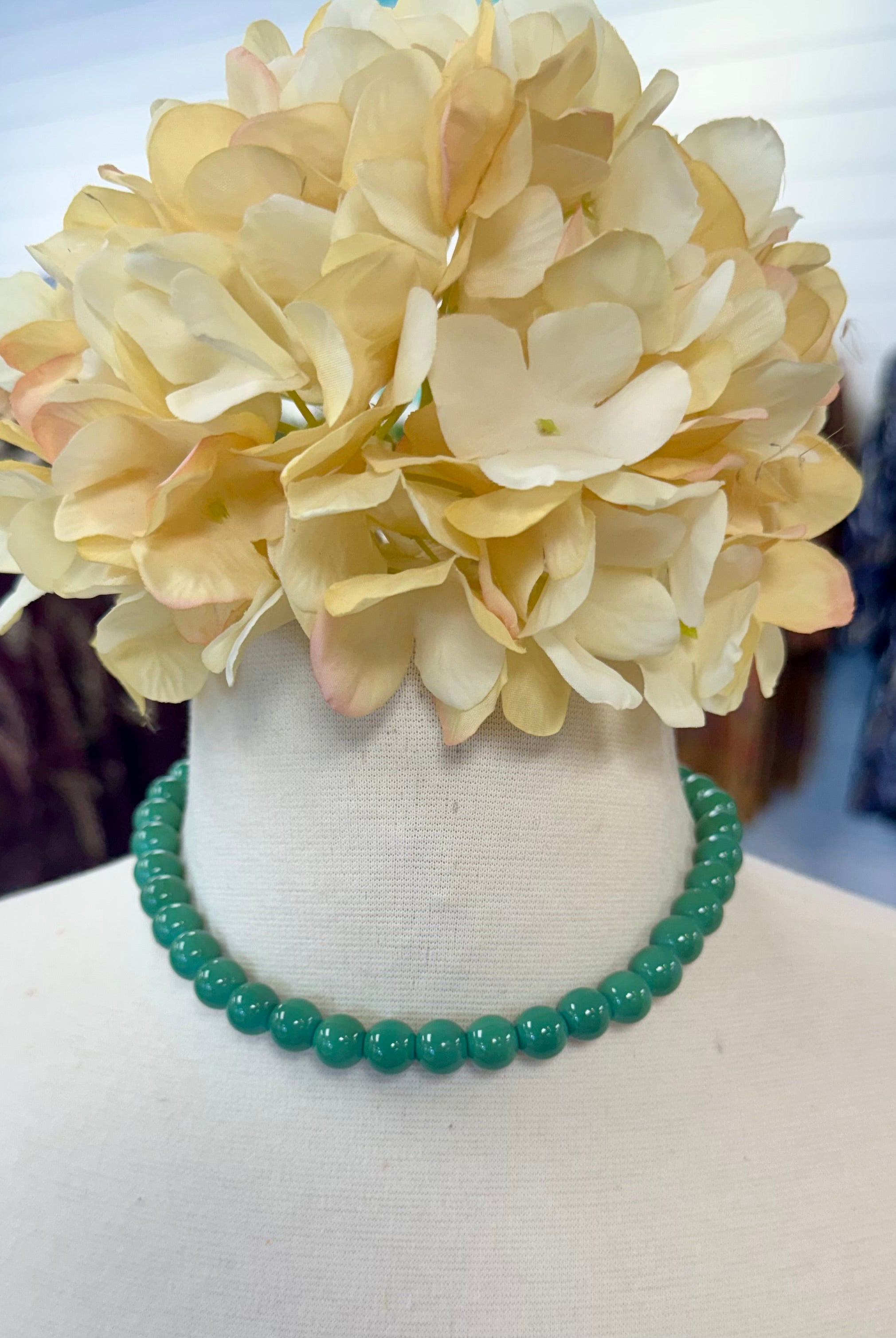 Green Apple Candy Bead Necklace-280 Accessories-Golden Stella-The Lovely Closet, Women's Fashion Boutique in Alexandria, KY