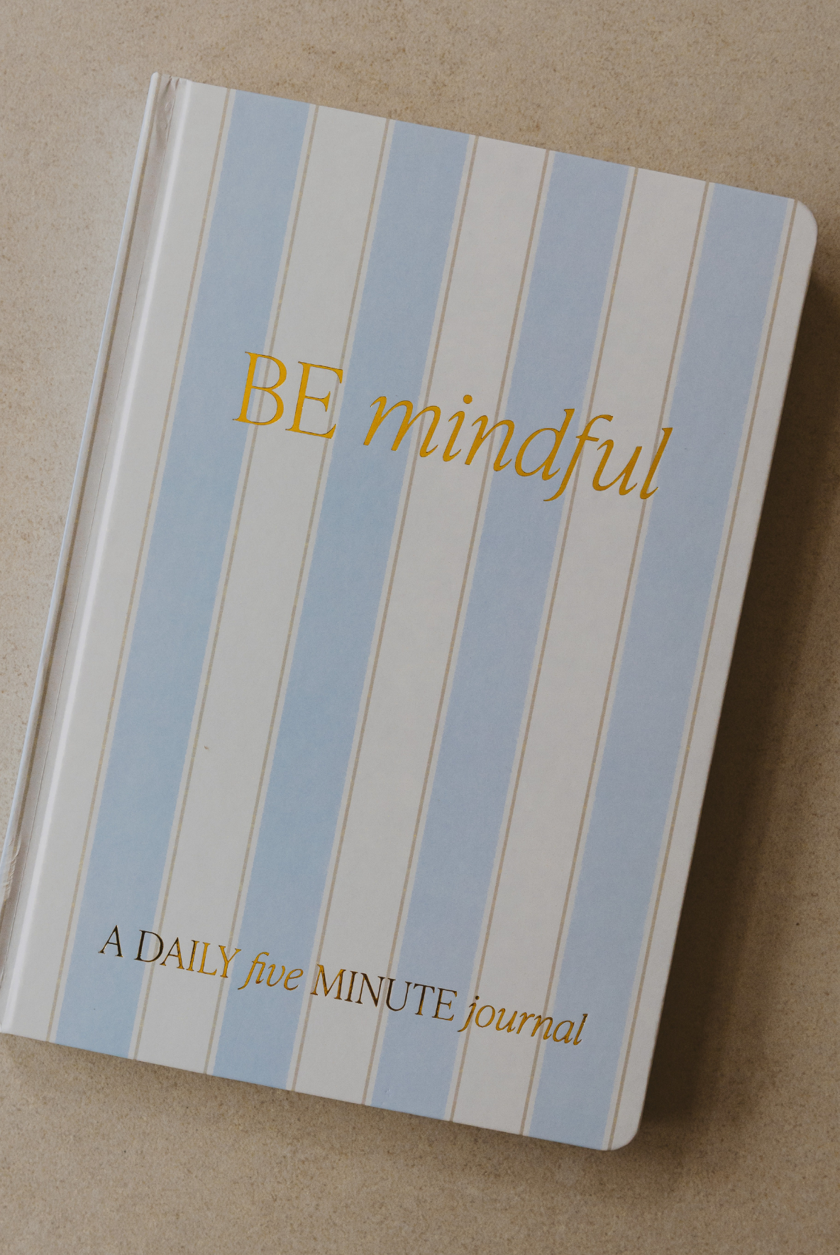 Be Mindful Prompted Journal - Blue Stripes-310 Gift-Sweet Water Decor-The Lovely Closet, Women's Fashion Boutique in Alexandria, KY