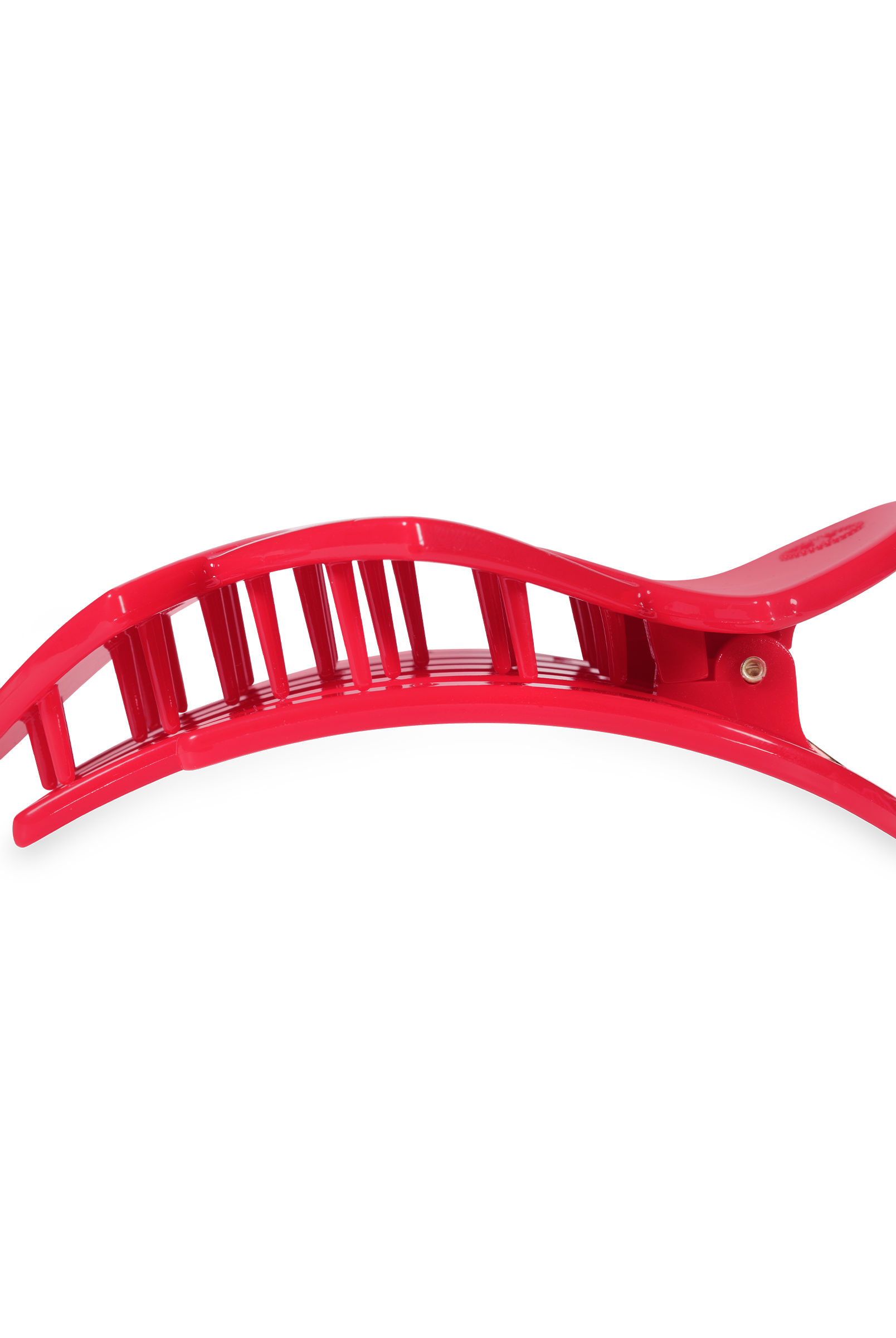 Flat Hair Clip | Medium | Red Heart to Heart-300 Headwear-TELETIES-The Lovely Closet, Women's Fashion Boutique in Alexandria, KY