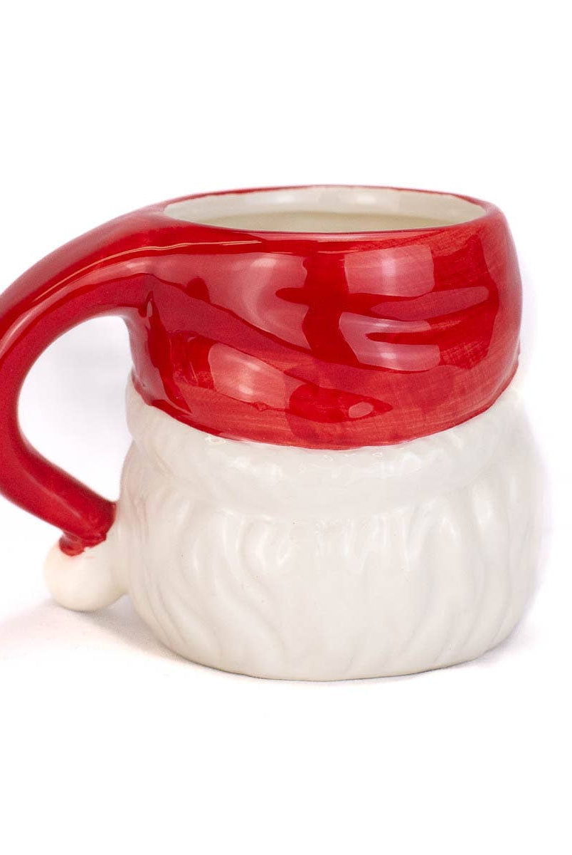 Santa Mug Red/White 4.5 oz-Mugs-The Royal Standard-The Lovely Closet, Women's Fashion Boutique in Alexandria, KY