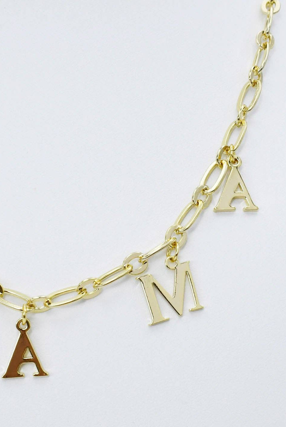 Mama Charm Gold Necklace-250 Jewelry-Treasure Jewels Inc.-The Lovely Closet, Women's Fashion Boutique in Alexandria, KY