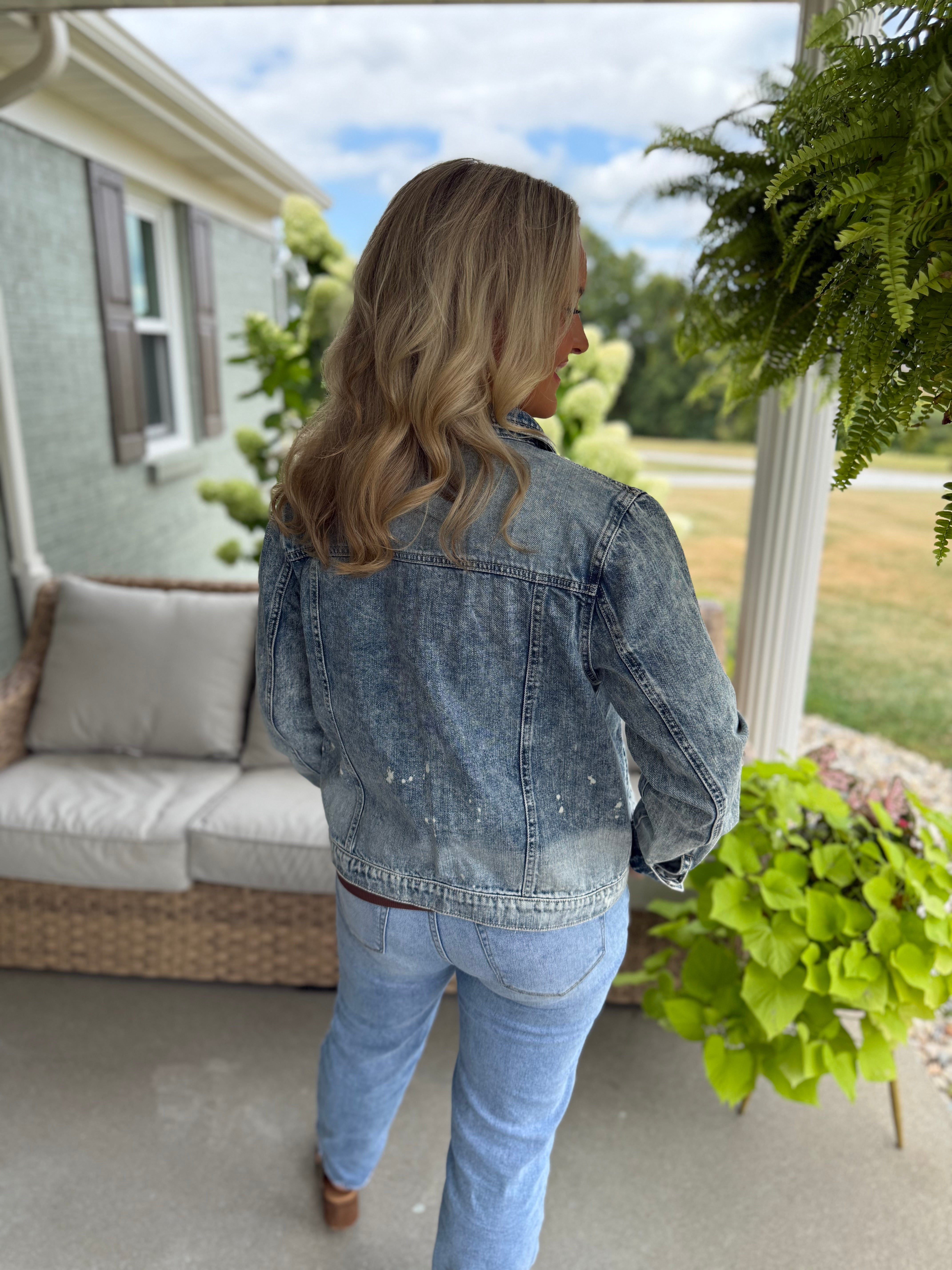 Denim Delight Jacket-170 Jackets/Outerwear-Risen-The Lovely Closet, Women's Fashion Boutique in Alexandria, KY