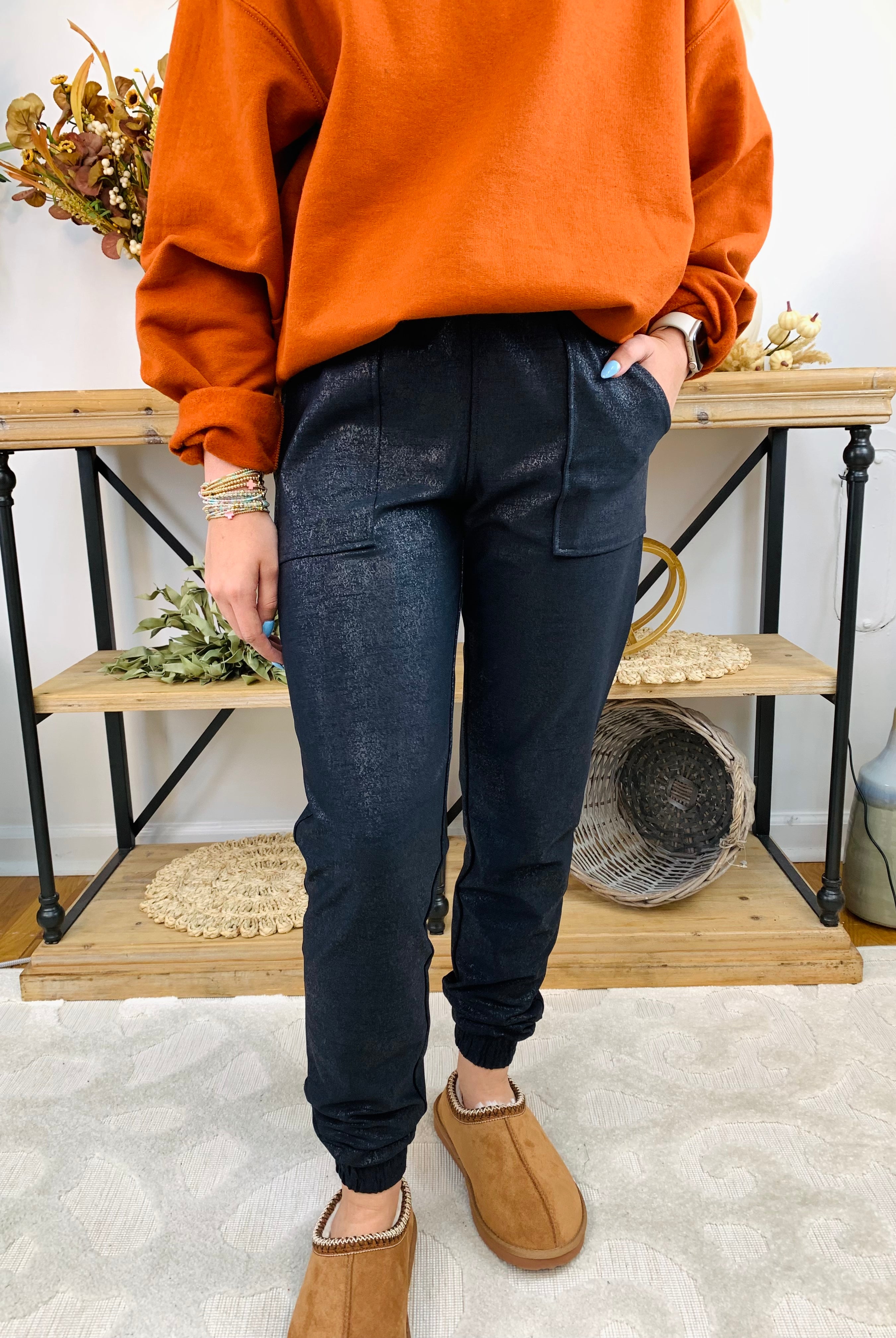 FINAL SALE - Must Have Pebble Jogger-220 Joggers/Leggings-The Lovely Closet-The Lovely Closet, Women's Fashion Boutique in Alexandria, KY