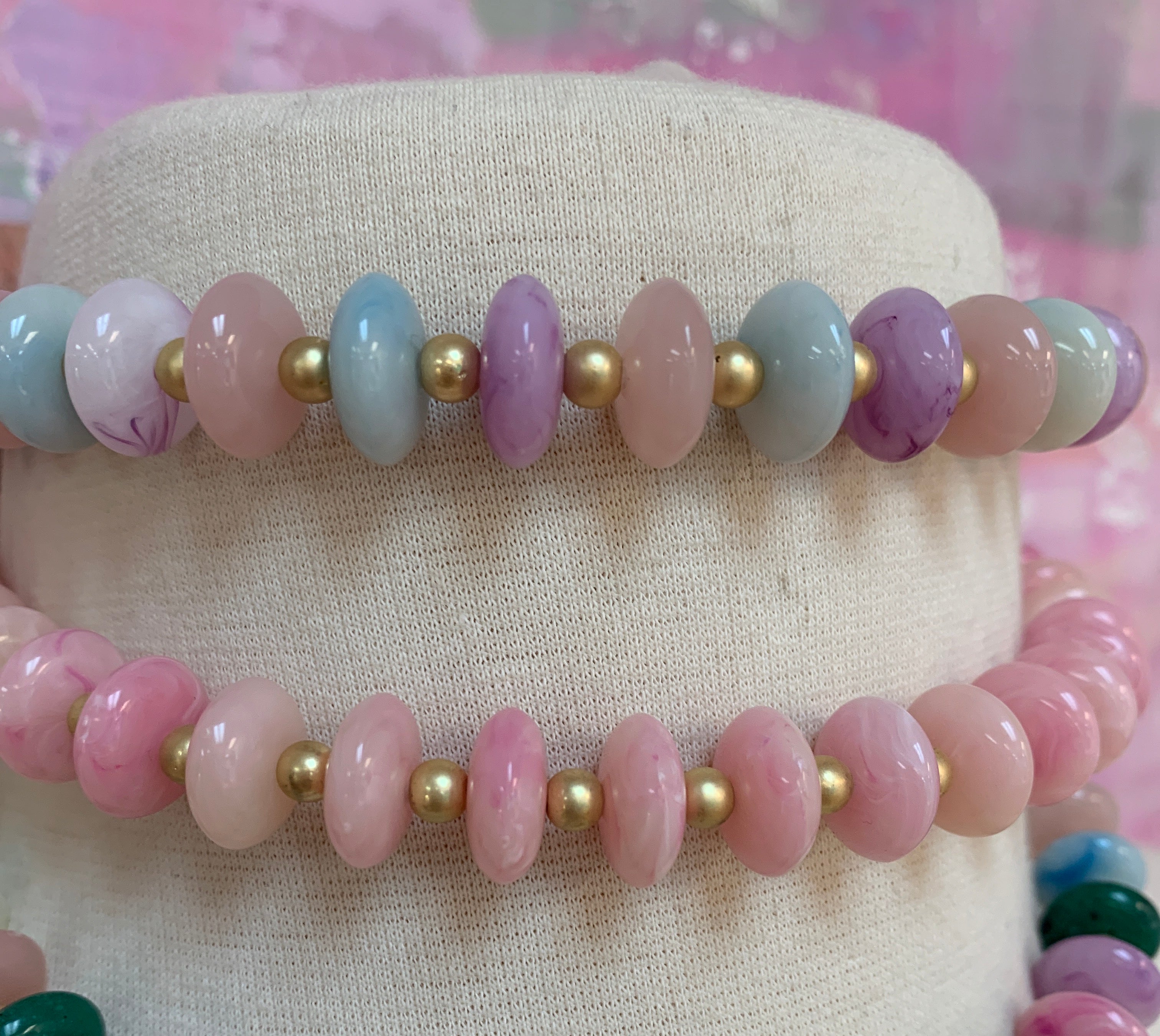 Pretty in Pastel Necklace-250 Jewelry-judson-The Lovely Closet, Women's Fashion Boutique in Alexandria, KY