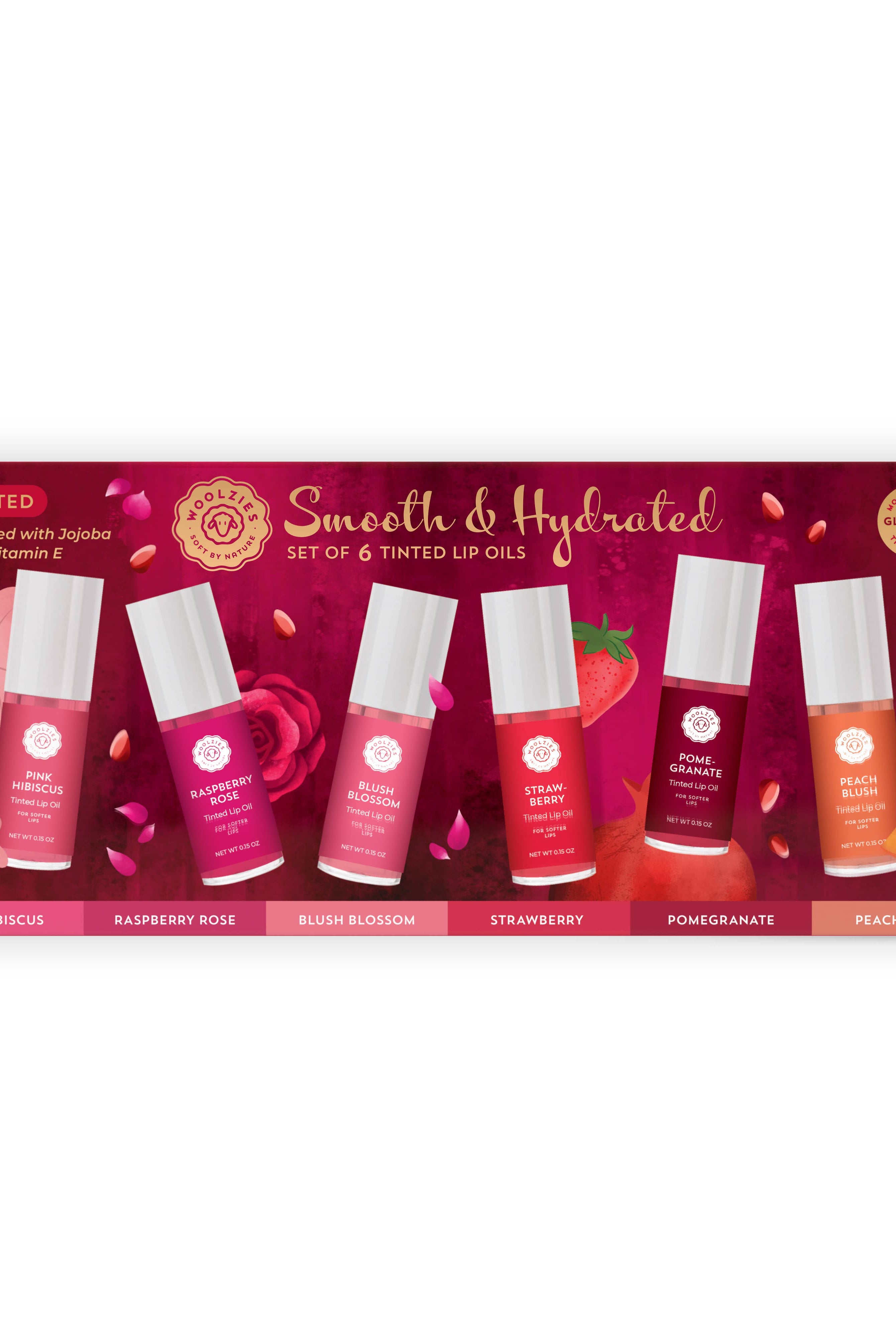Smooth & Hydrated Lip Oil Collection – Set of 6-350 Holiday-Woolzies-The Lovely Closet, Women's Fashion Boutique in Alexandria, KY