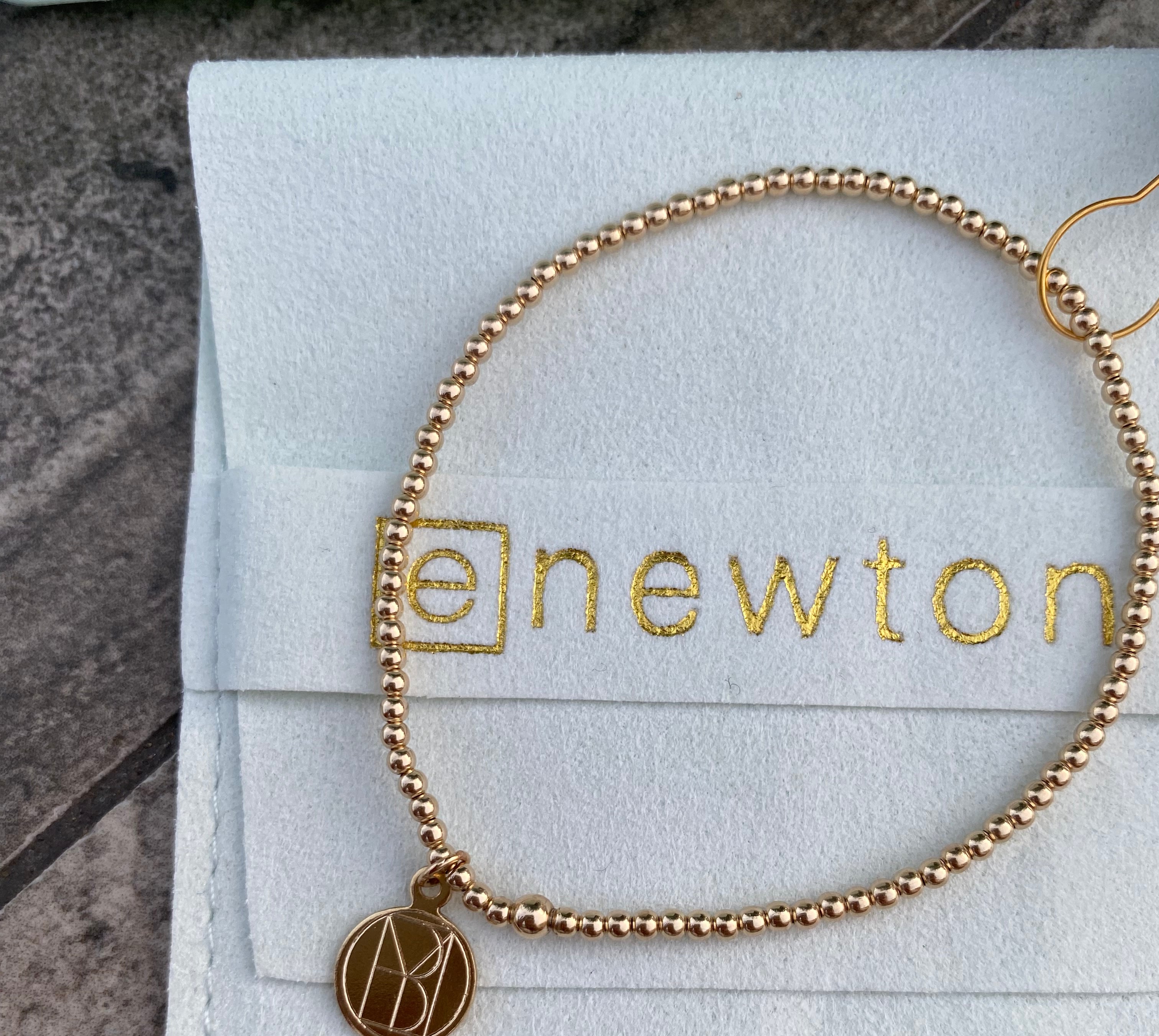 Be You Classic Gold Small Disc Bracelet-bracelet-eNewton-The Lovely Closet, Women's Fashion Boutique in Alexandria, KY