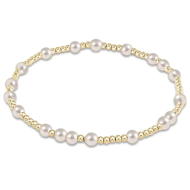 EXTENDS 3mm Pearl Hope Unwritten Bracelet-260 eNewton-eNewton-The Lovely Closet, Women's Fashion Boutique in Alexandria, KY