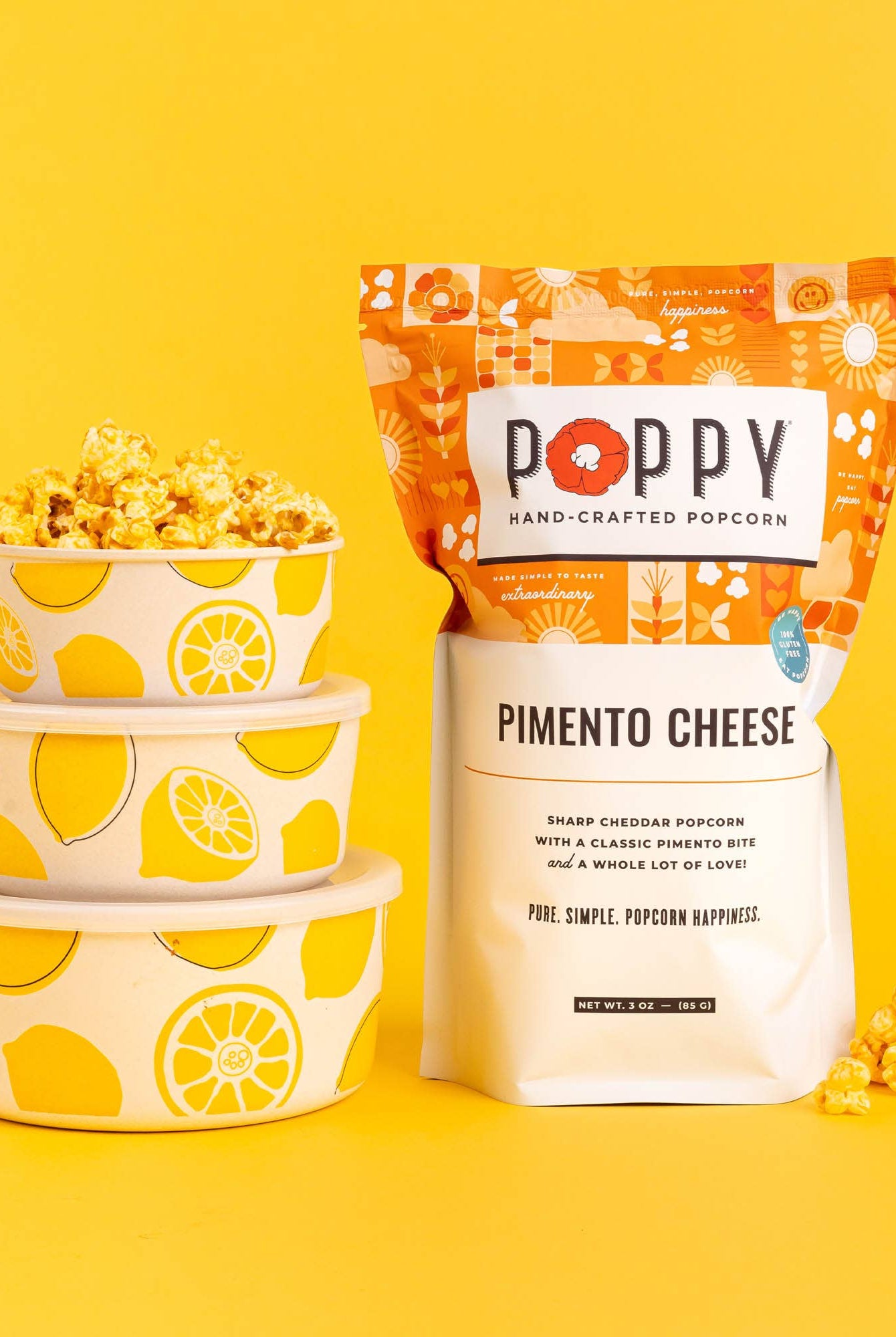 Pimento Cheese Popcorn-330 Food-Poppy Hand-Crafted Popcorn-The Lovely Closet, Women's Fashion Boutique in Alexandria, KY