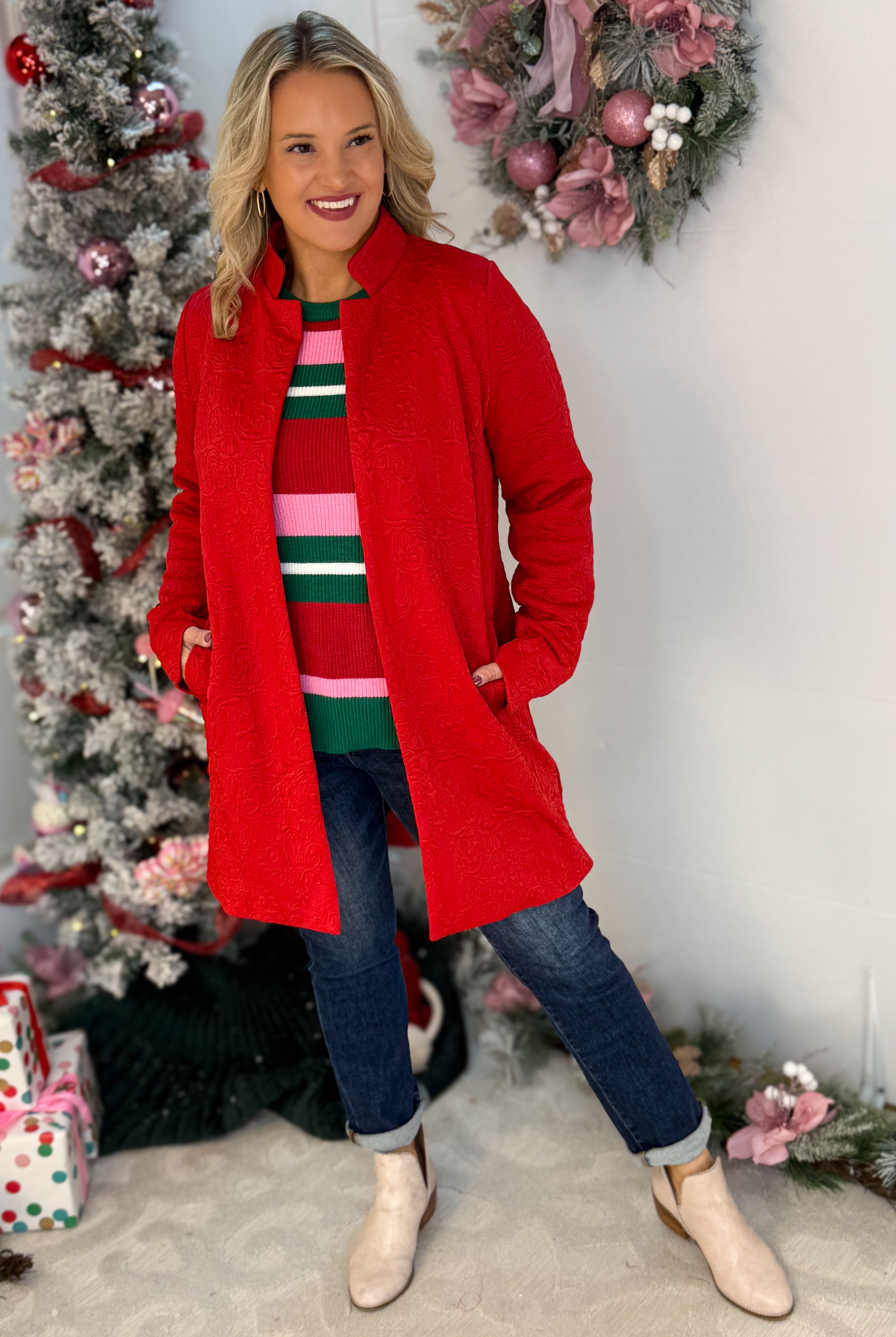 The Christmas Coat-170 Jackets/Outerwear-Dear Scarlett-The Lovely Closet, Women's Fashion Boutique in Alexandria, KY