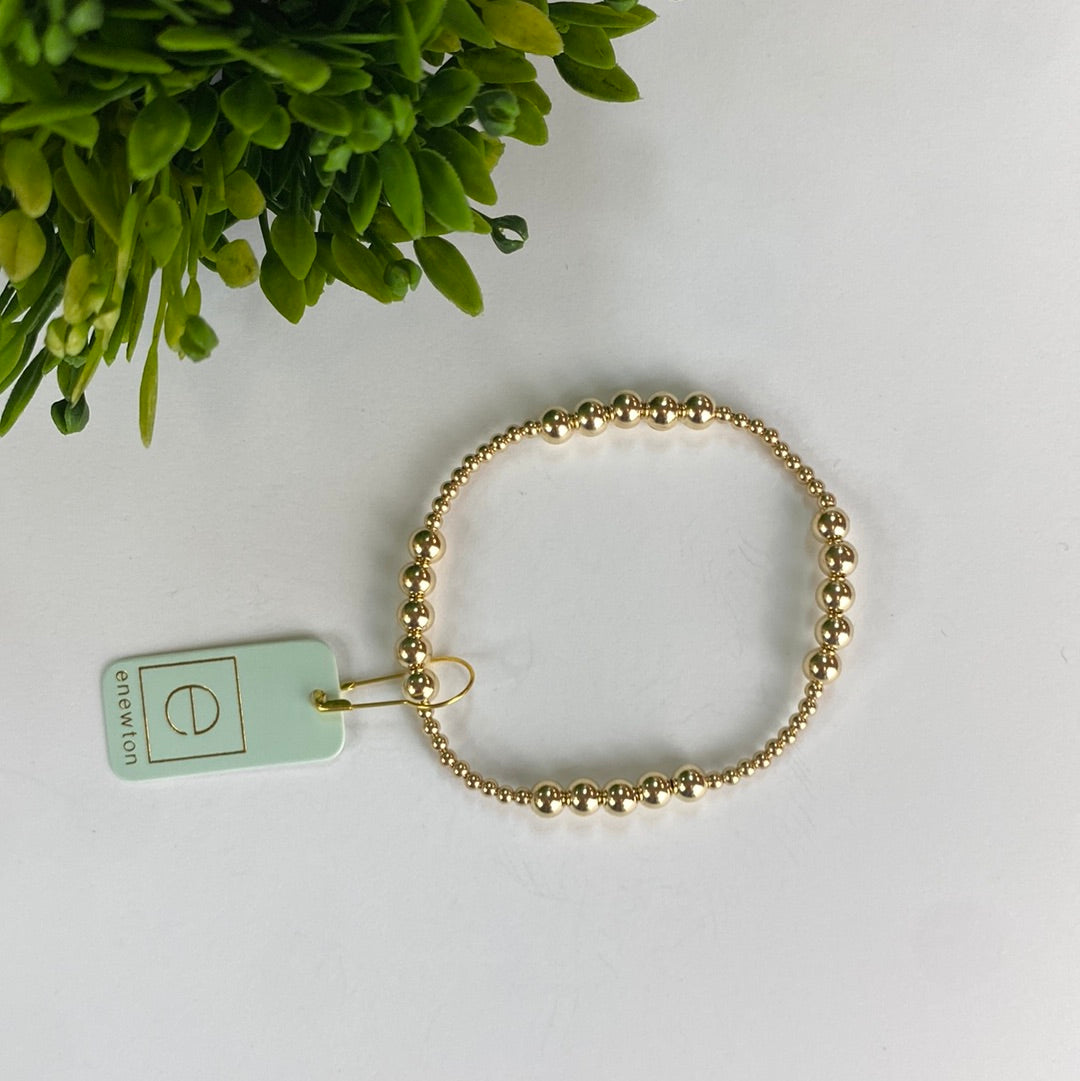 Classic Blissful Gold 5mm Bracelet-260 eNewton-eNewton-The Lovely Closet, Women's Fashion Boutique in Alexandria, KY