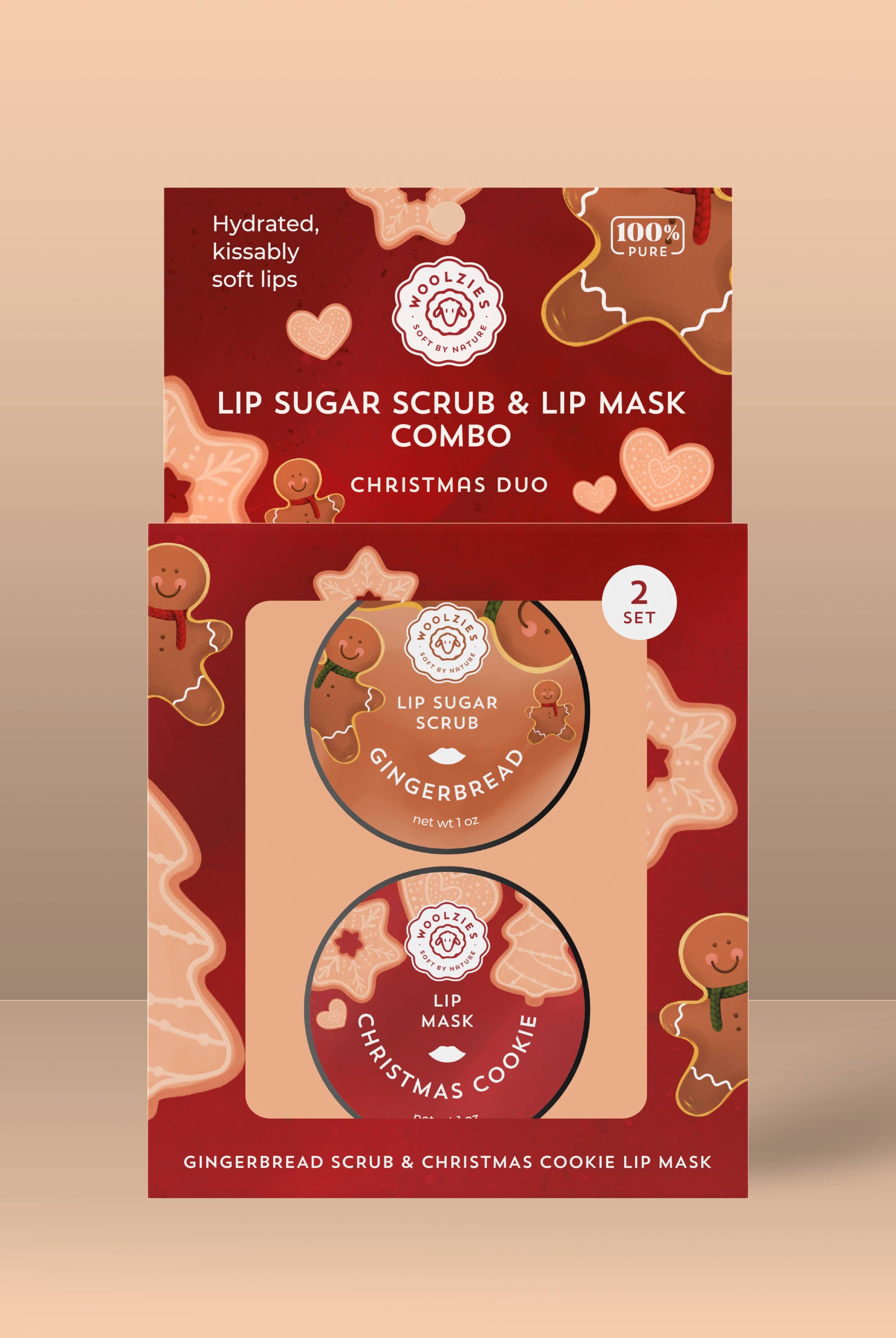 Lip Sugar Scrub & Lip Mask Christmas Duo-350 Holiday-Woolzies-The Lovely Closet, Women's Fashion Boutique in Alexandria, KY