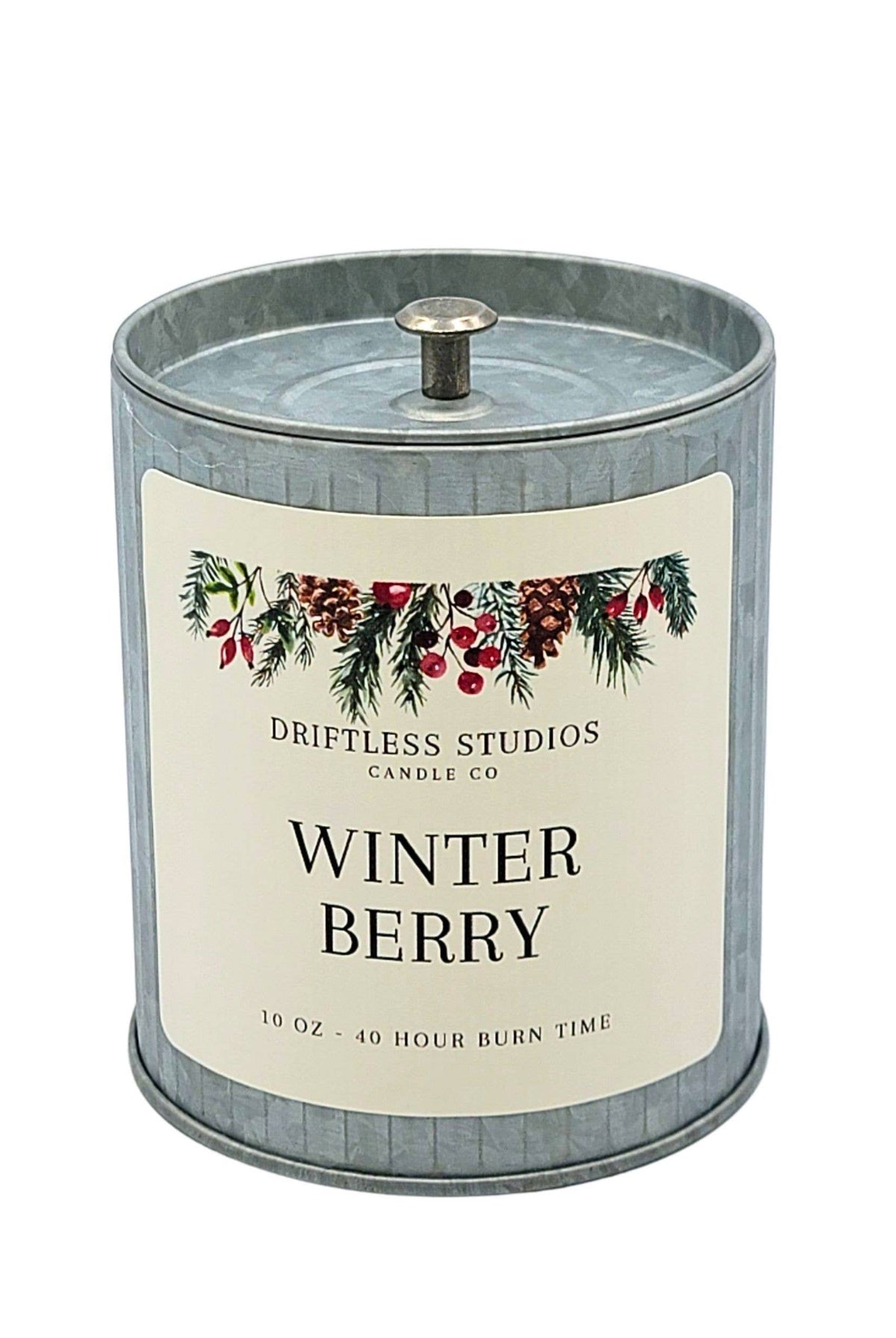 Winter Berry Christmas Farmhouse Candle - Christmas Candles-310 Gift-Driftless Studios-The Lovely Closet, Women's Fashion Boutique in Alexandria, KY