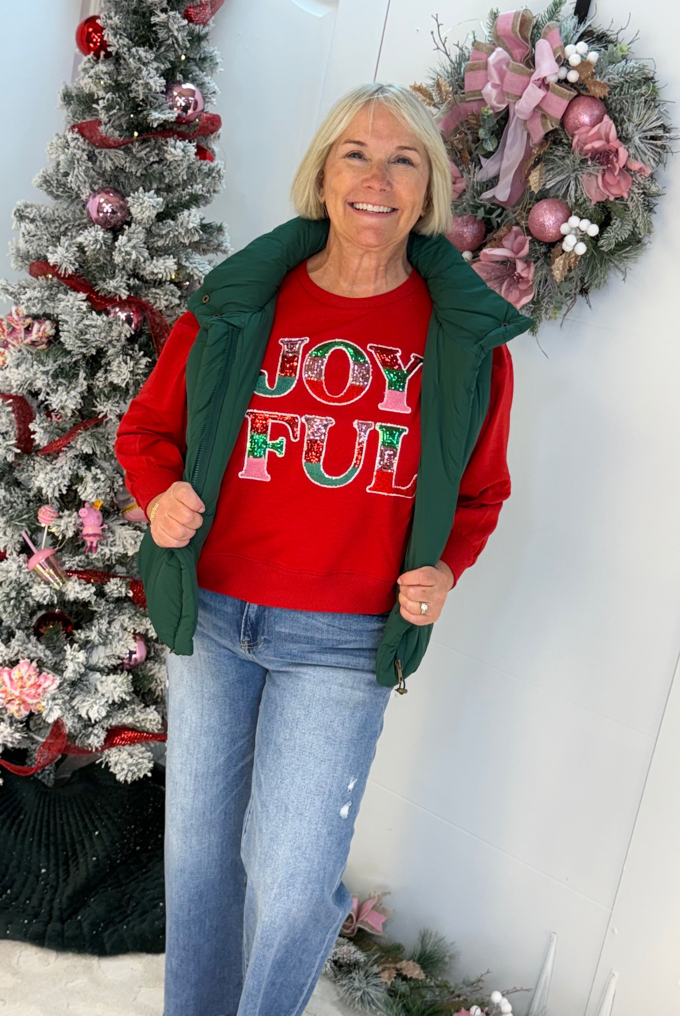 Weekend Puffer Vest - Hunter Green-170 Jackets/Outerwear-zenana-The Lovely Closet, Women's Fashion Boutique in Alexandria, KY