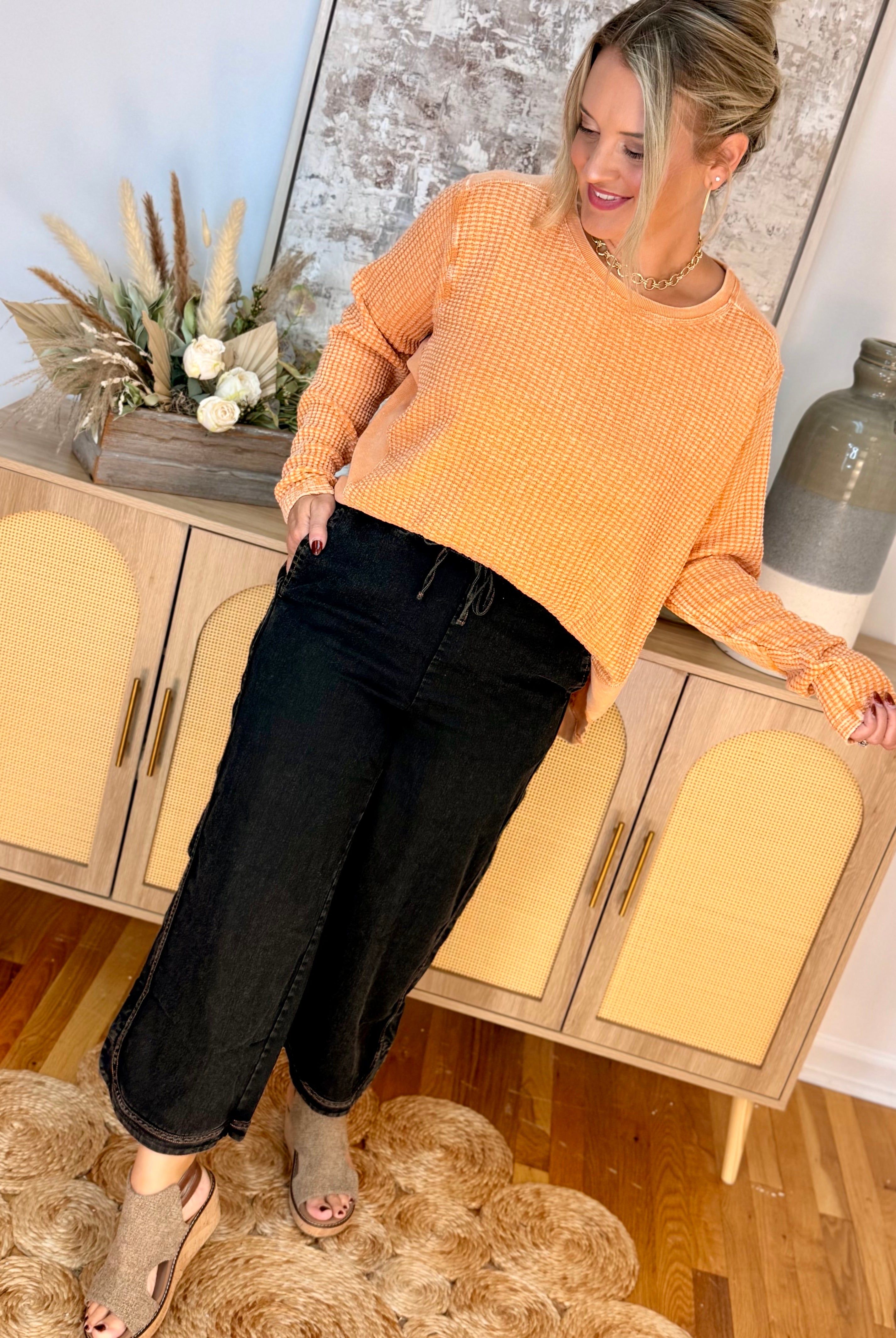The Main Event Denim Pants - Washed Black-240 Pants-easel-The Lovely Closet, Women's Fashion Boutique in Alexandria, KY