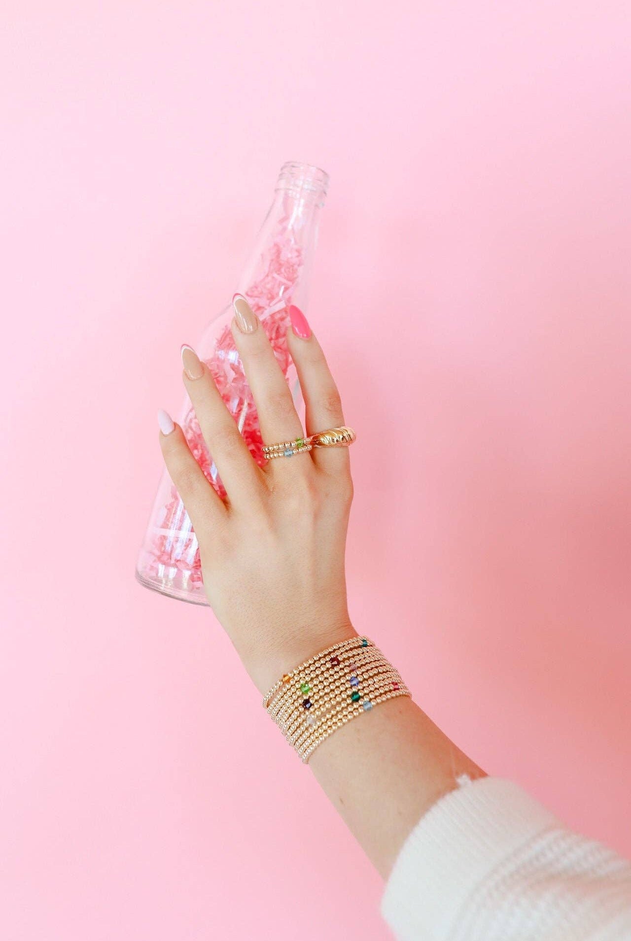 Beaded Blondes 7.25 inch Swarovski Birthstone Bracelet-250 Jewelry-Beaded Blondes-The Lovely Closet, Women's Fashion Boutique in Alexandria, KY