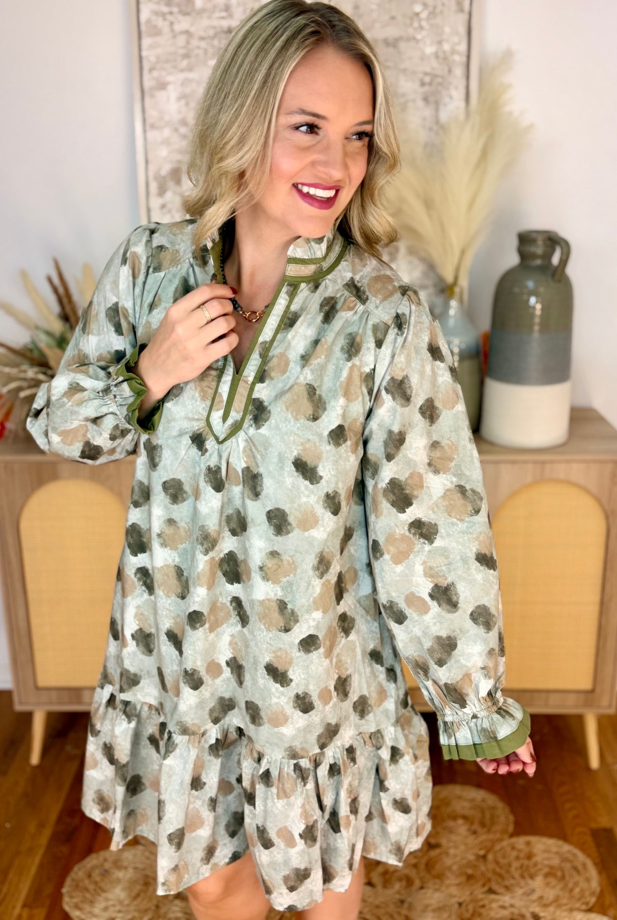 Loving Fall Days Dress-180 Dresses-umgee-The Lovely Closet, Women's Fashion Boutique in Alexandria, KY