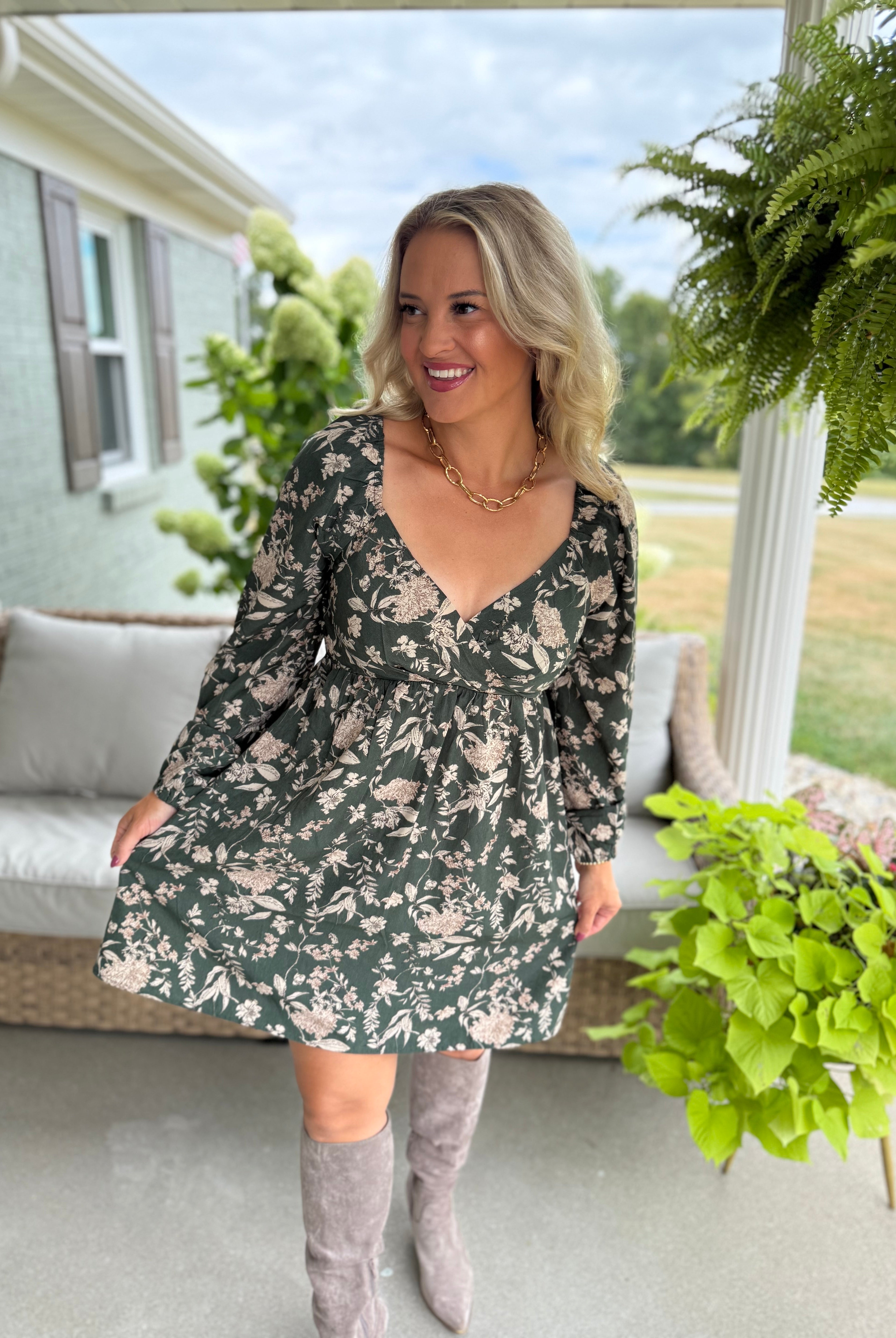 Fall For It Dress-180 Dresses-Doe and Rae-The Lovely Closet, Women's Fashion Boutique in Alexandria, KY