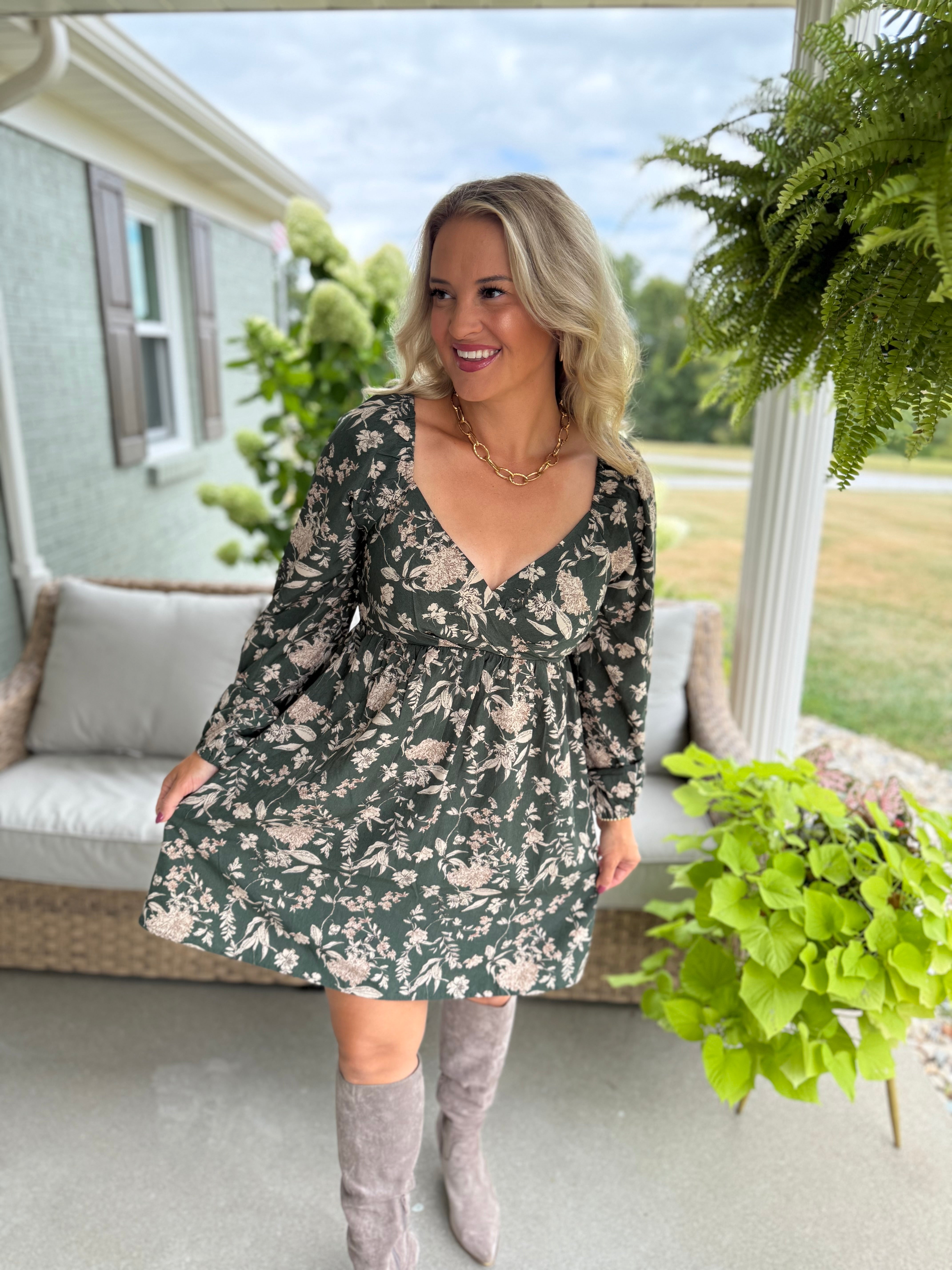 Fall For It Dress-180 Dresses-Doe and Rae-The Lovely Closet, Women's Fashion Boutique in Alexandria, KY