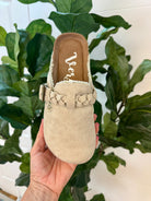 Very G Iris Tooled - Cream-270 Shoes-Very G-The Lovely Closet, Women's Fashion Boutique in Alexandria, KY