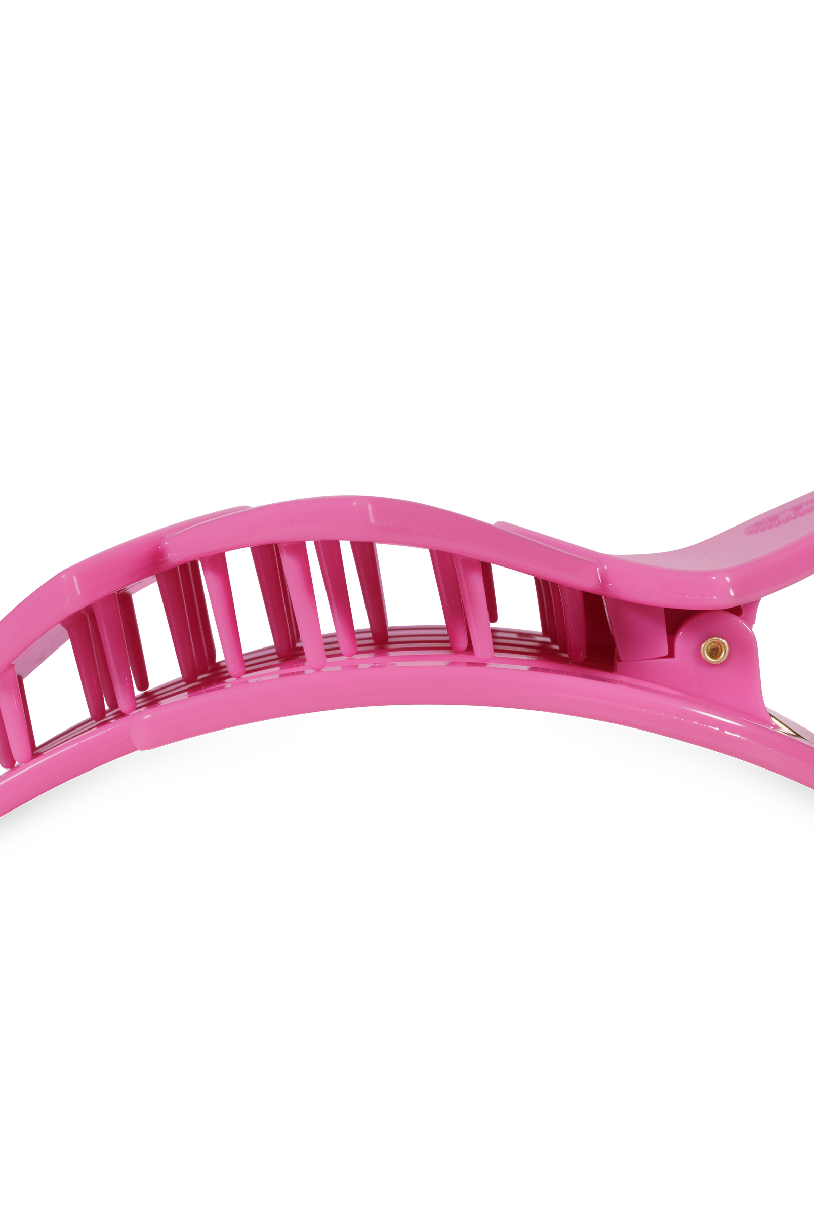 Flat Hair Clip | Large | Pink Heart to Heart-300 Headwear-TELETIES-The Lovely Closet, Women's Fashion Boutique in Alexandria, KY