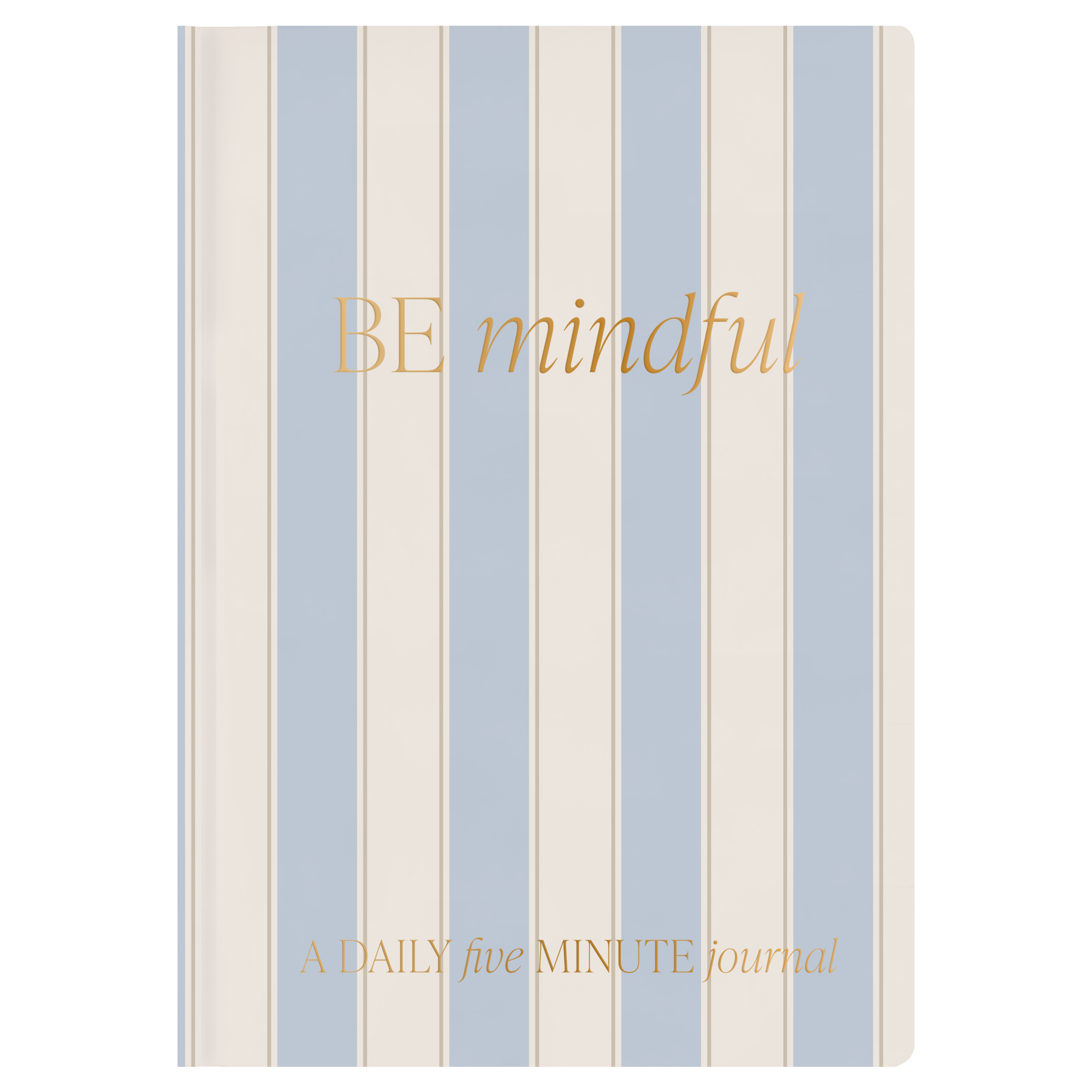 Be Mindful Prompted Journal - Blue Stripes-310 Gift-Sweet Water Decor-The Lovely Closet, Women's Fashion Boutique in Alexandria, KY