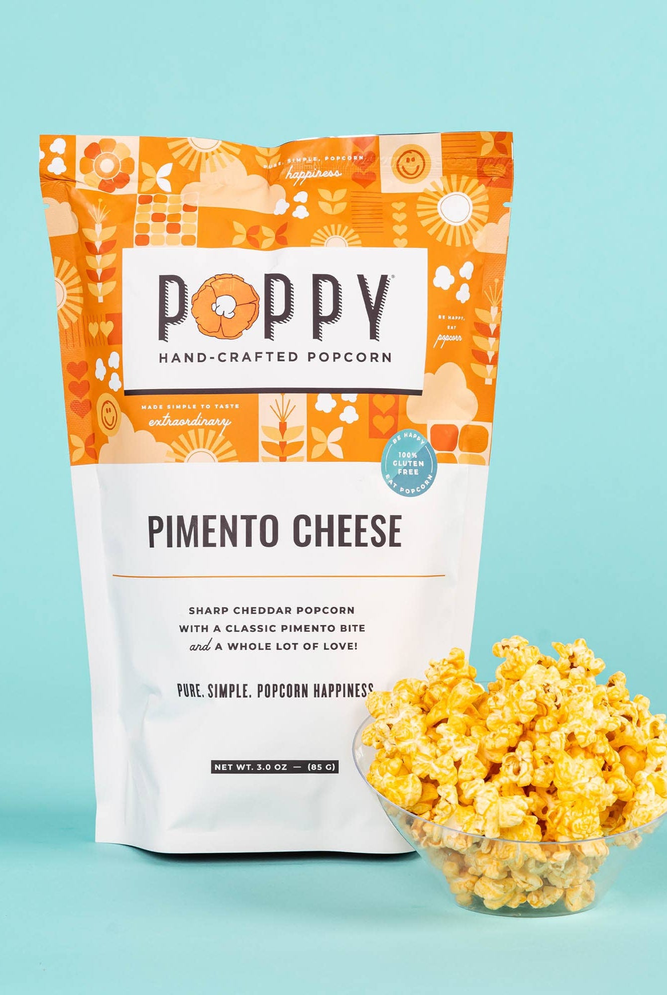 Pimento Cheese Popcorn-330 Food-Poppy Hand-Crafted Popcorn-The Lovely Closet, Women's Fashion Boutique in Alexandria, KY