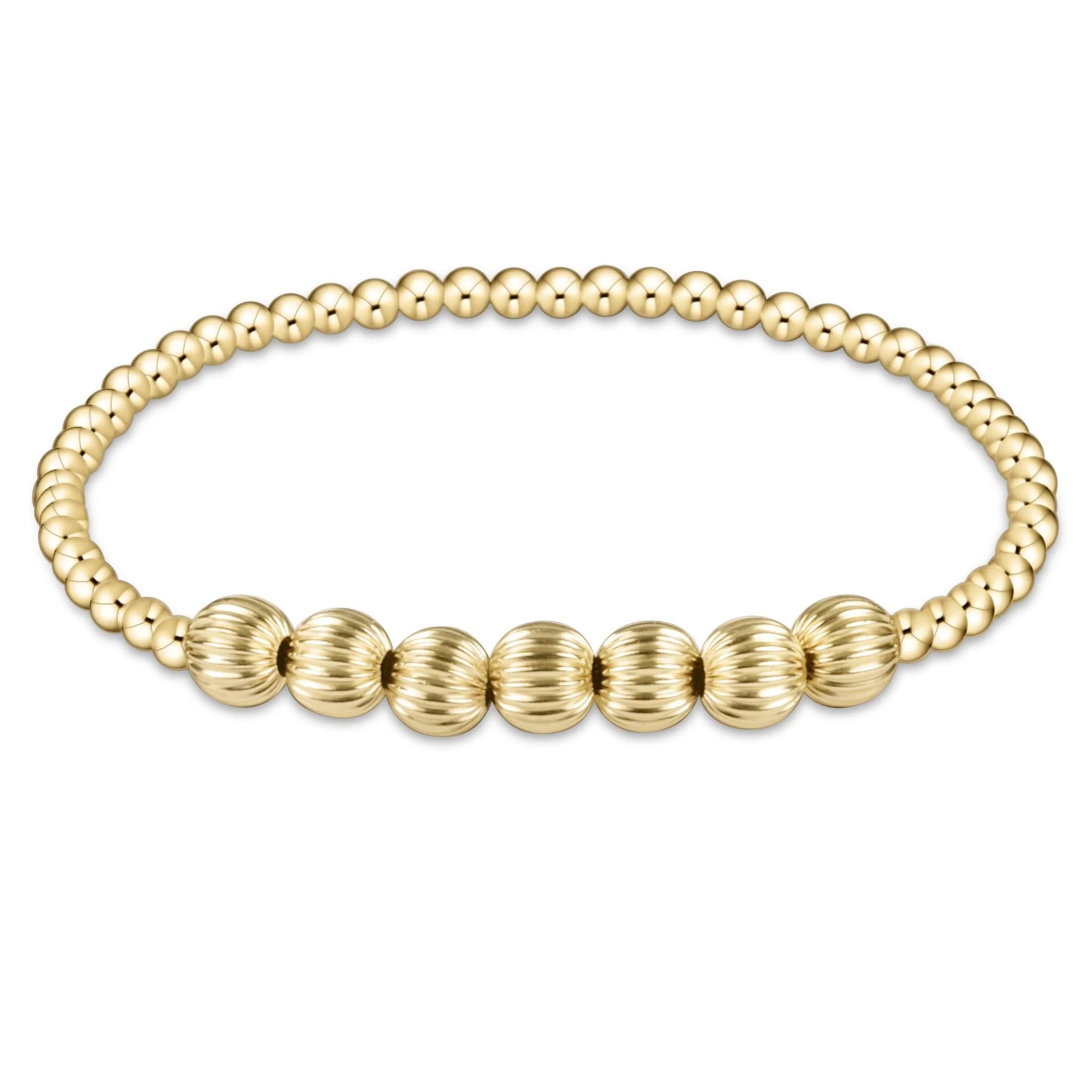 Dignity Beaded Bliss Gold 6MM-260 eNewton-eNewton-The Lovely Closet, Women's Fashion Boutique in Alexandria, KY