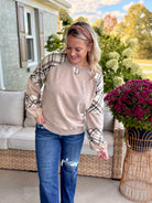 Harvest Plaid Pullover-110 Long Sleeve Top-easel-The Lovely Closet, Women's Fashion Boutique in Alexandria, KY