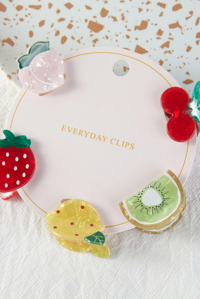 Set of 5 Claw Clips-280 Accessories-judson-The Lovely Closet, Women's Fashion Boutique in Alexandria, KY