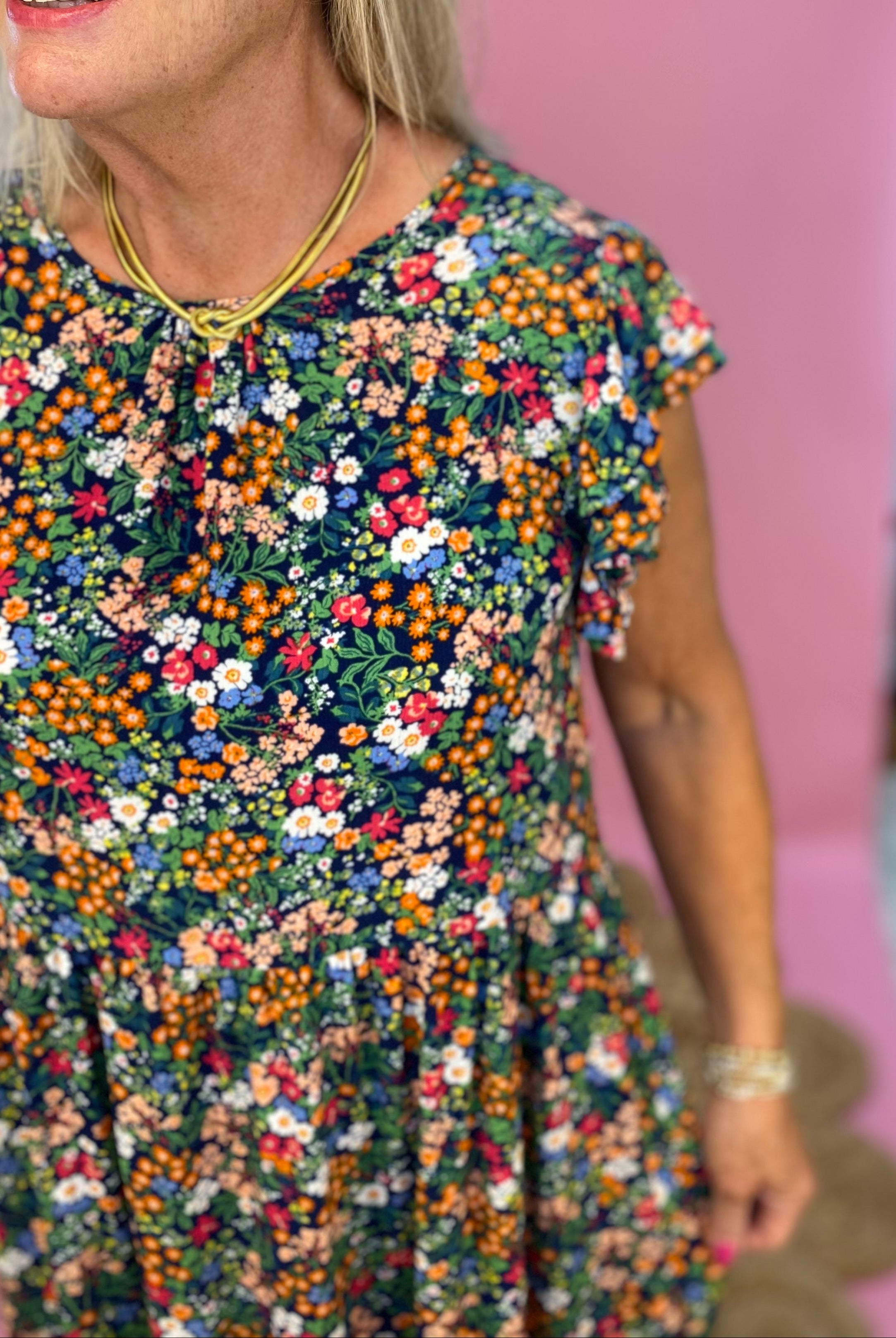 Talia Tied Necklace - WATERPROOF: Gold-250 Jewelry-Pretty Simple-The Lovely Closet, Women's Fashion Boutique in Alexandria, KY