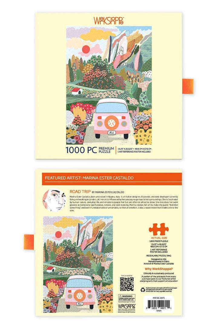 Road Trip 1000 Piece Puzzle-310 Gift-WerkShoppe-The Lovely Closet, Women's Fashion Boutique in Alexandria, KY