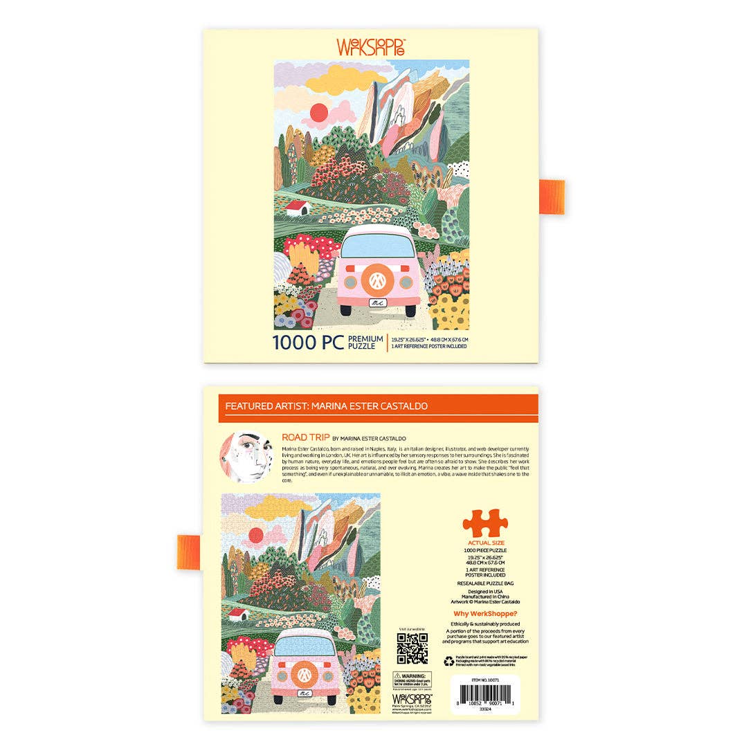 Road Trip 1000 Piece Puzzle-310 Gift-WerkShoppe-The Lovely Closet, Women's Fashion Boutique in Alexandria, KY