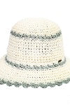 FINAL SALE - CC Straw Bucket Hat - SPF 55 Natural/Sage-300 Headwear-judson-The Lovely Closet, Women's Fashion Boutique in Alexandria, KY