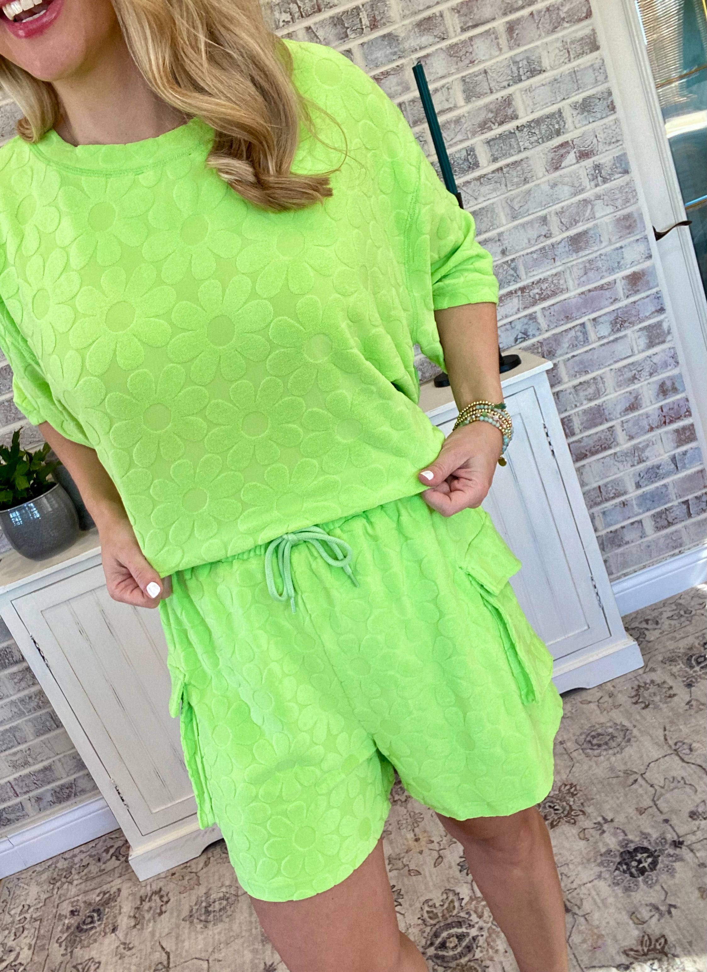 Lime a’ rita Shorts-230 Skirts/Shorts-The Lovely Closet-The Lovely Closet, Women's Fashion Boutique in Alexandria, KY