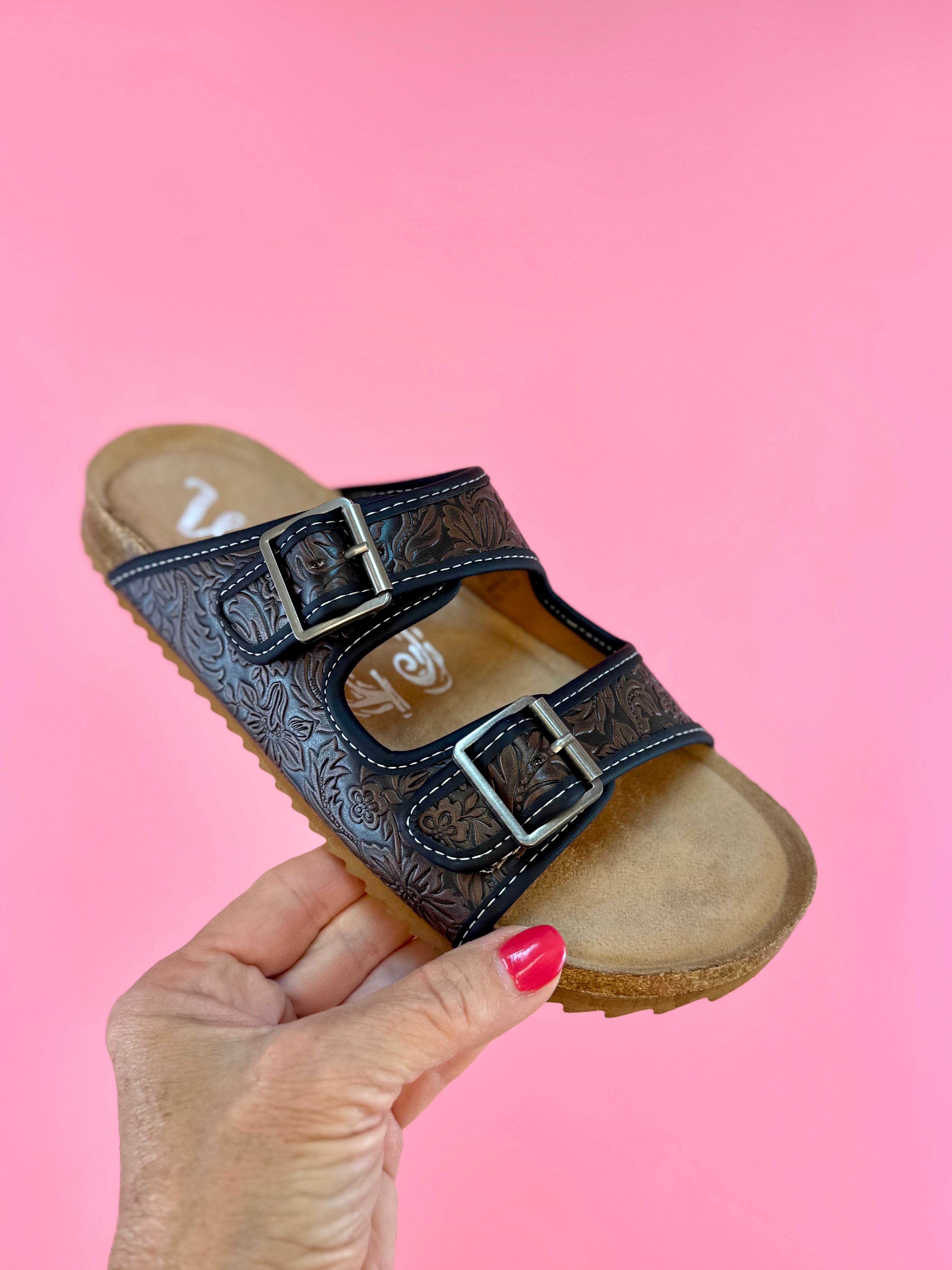 FINAL SALE Very G - Berry - Black/Chocolate-270 Shoes-Very G-The Lovely Closet, Women's Fashion Boutique in Alexandria, KY