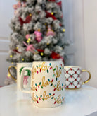 Mary Square Mug - Fa La La La-350 Holiday-Mary Square-The Lovely Closet, Women's Fashion Boutique in Alexandria, KY