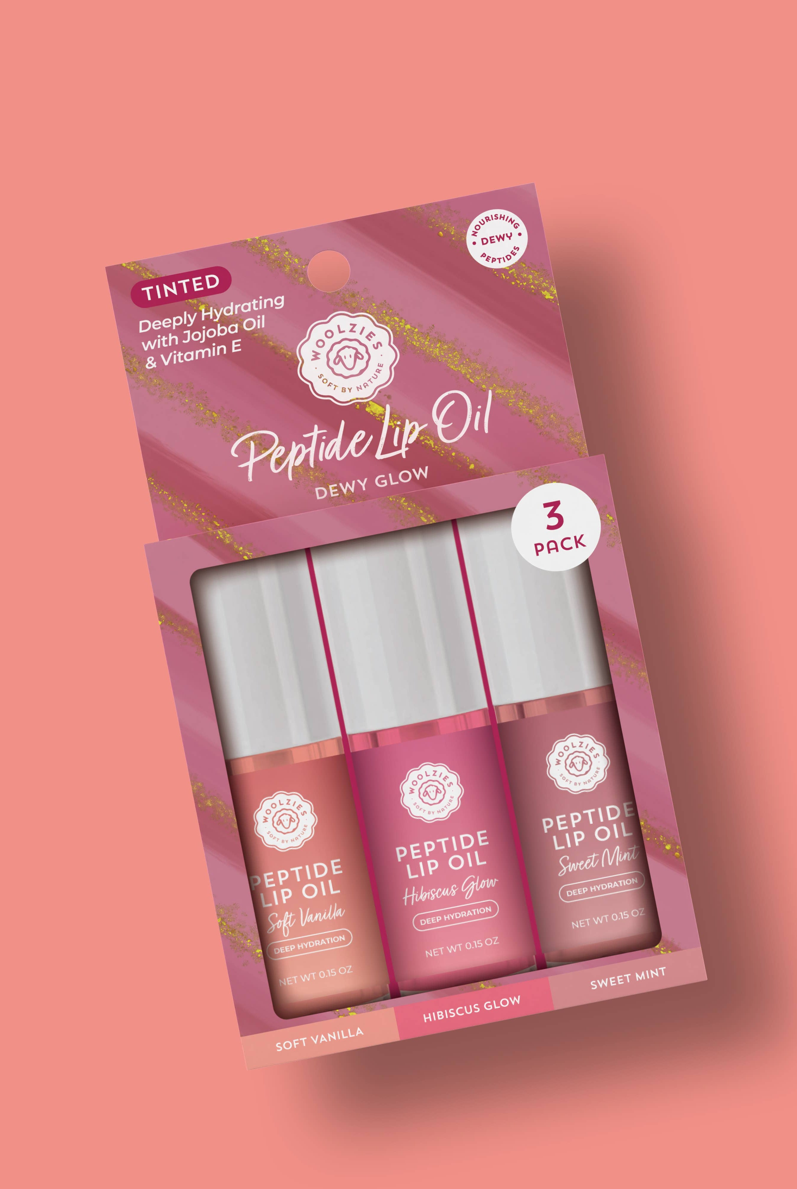 Peptide Lip Oil Trio – Dewy Glow 💋-350 Holiday-Woolzies-The Lovely Closet, Women's Fashion Boutique in Alexandria, KY