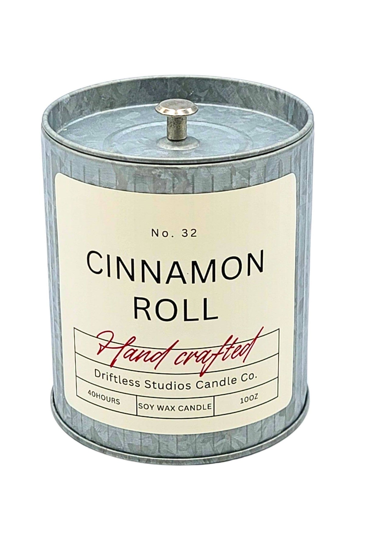 Cinnamon Roll Fall Decor Tin Soy Candle - Holiday Candles-310 Gift-Driftless Studios-The Lovely Closet, Women's Fashion Boutique in Alexandria, KY
