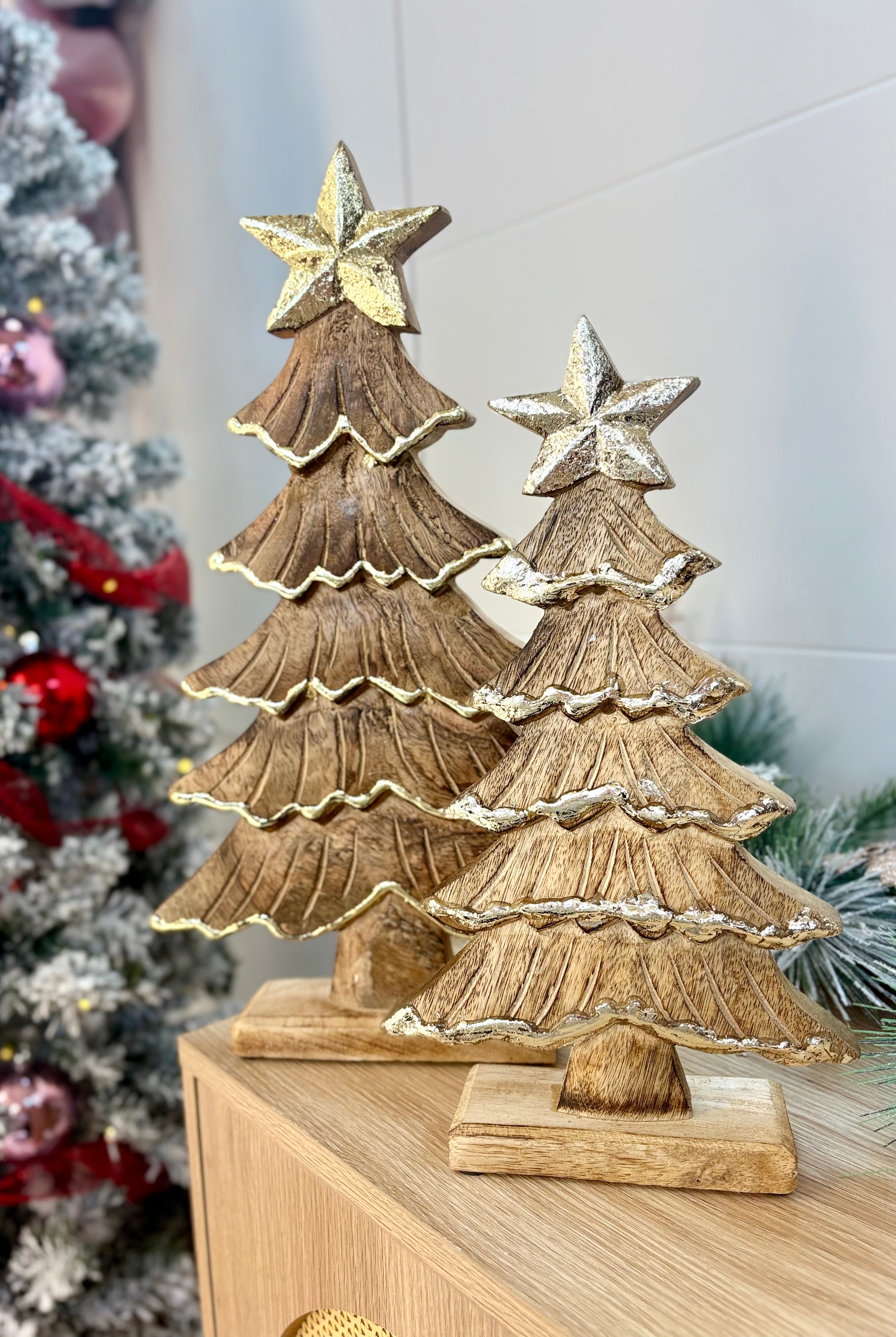 Wood Christmas Trees-350 Holiday-Mary Square-The Lovely Closet, Women's Fashion Boutique in Alexandria, KY