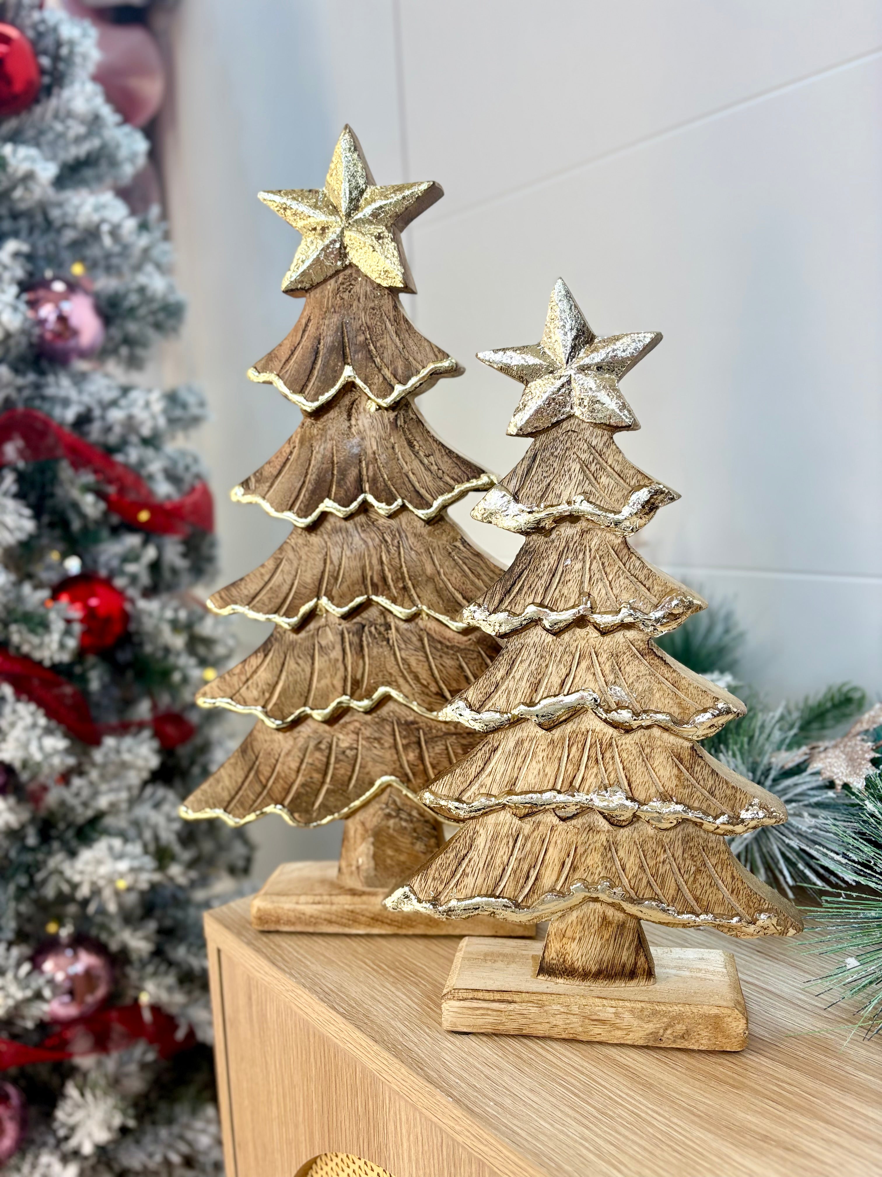 Wood Christmas Trees-350 Holiday-Mary Square-The Lovely Closet, Women's Fashion Boutique in Alexandria, KY